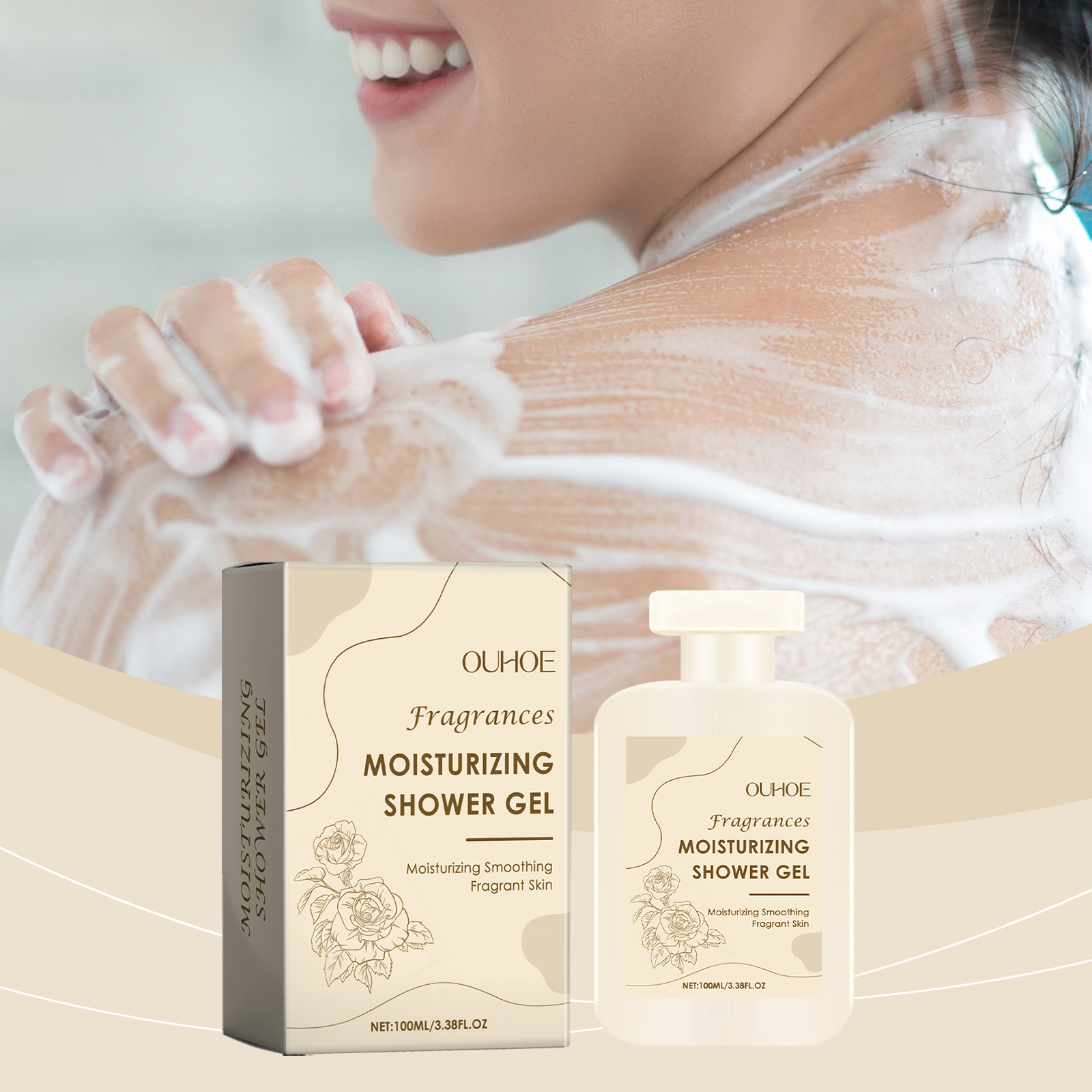 Perfume Moisturizing Body Wash For Body Cleansing Long Lasting Fragrance Hydrating Soft Refreshing Non Tight