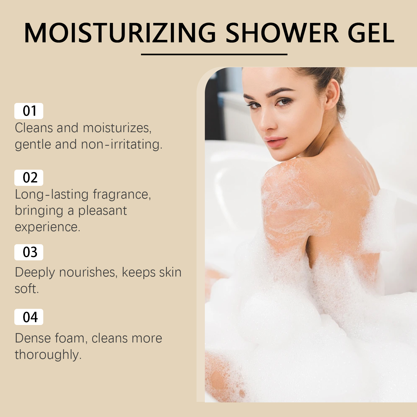 Perfume Moisturizing Body Wash For Body Cleansing Long Lasting Fragrance Hydrating Soft Refreshing Non Tight