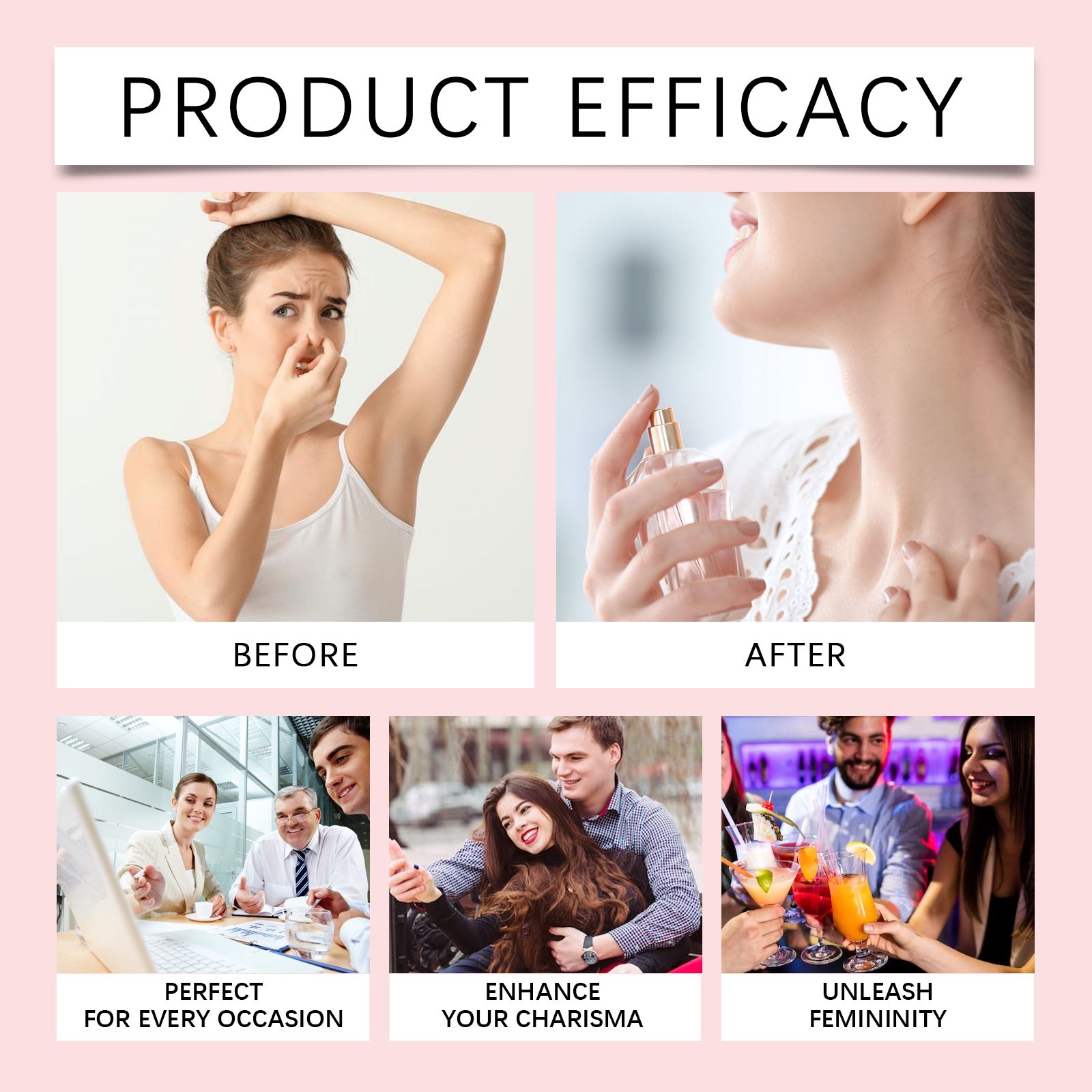 Cherry Blossom Body Perfume Spray Hydrating Fresh Long Lasting Portable For Daily Use