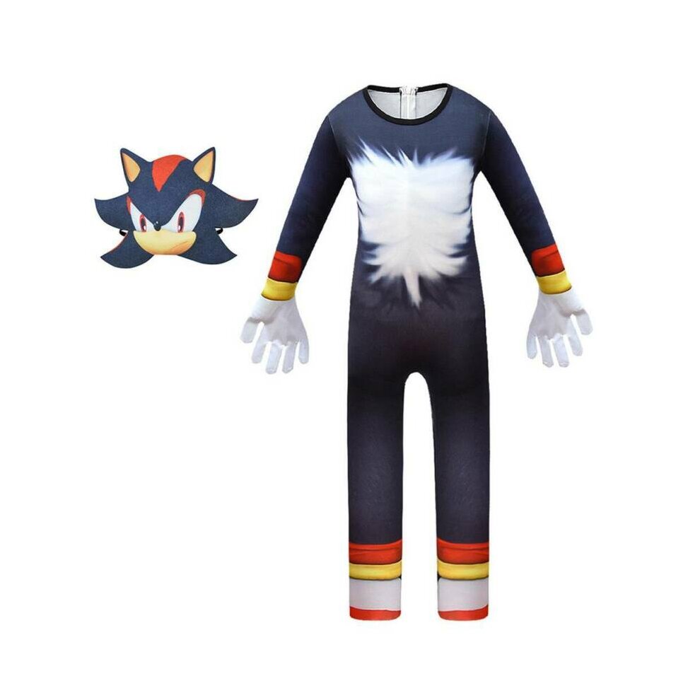 (5-6 Years) Kid Sonic The Hedgehog Sonic Shadow Knuckles Cosplay Costume Casual Outfit