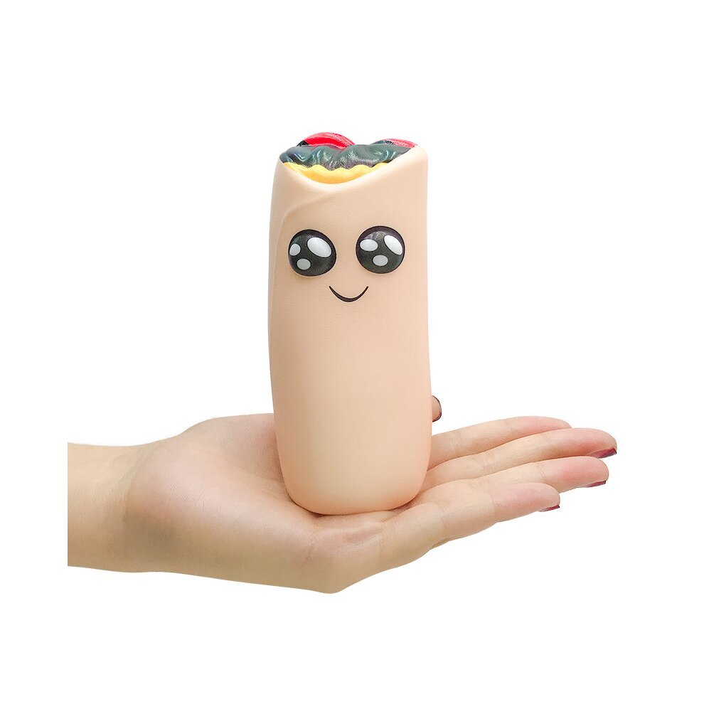 2 PCS Throw Burrito Squishy Doll Slow Rising Stress Relief Squeeze Toys