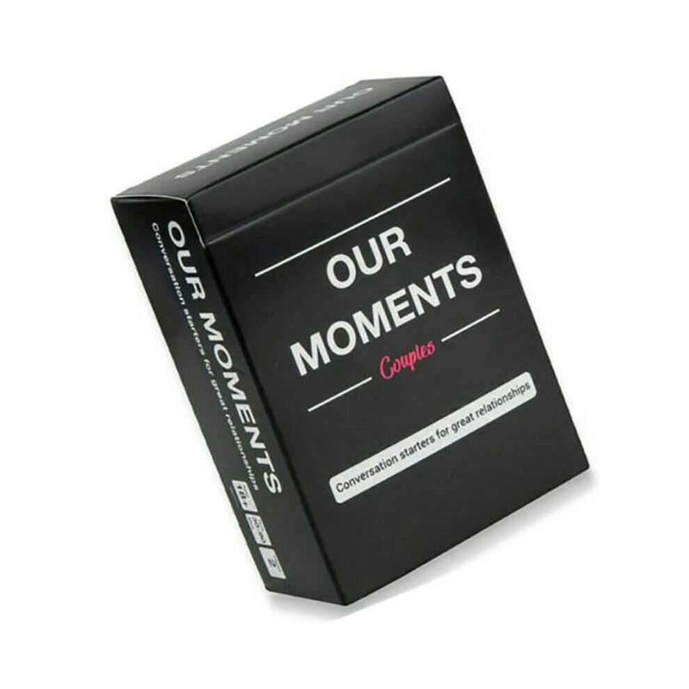 Our Moments Card Couples Funny Game Conversation Starters for Great Relationship