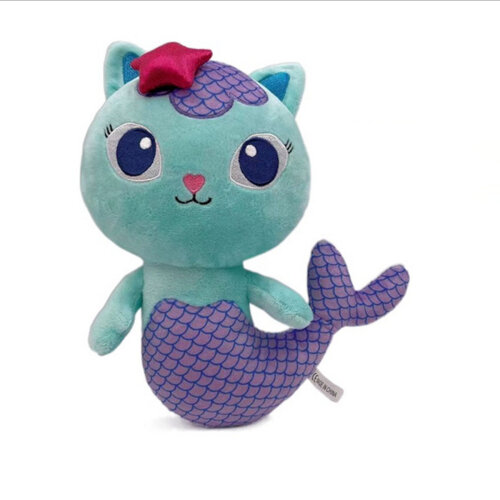(Purple Mermaid ) 10'' Gabbys Dollhouse Pandy Plush Toy Stuffed Doll