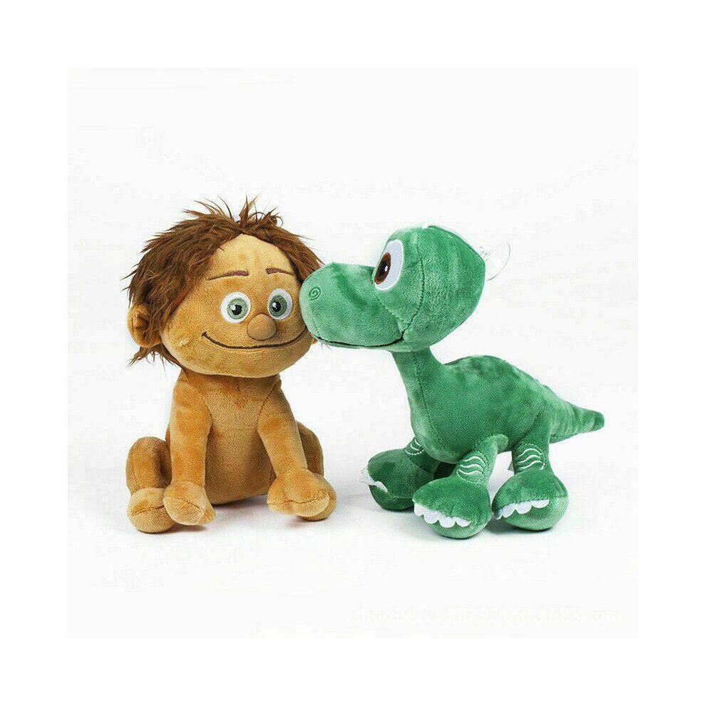 (Squatting+Dinosaur) Cartoon The Good Dinosaur Arlo Spot Plush Toys Doll Animals Stuffed