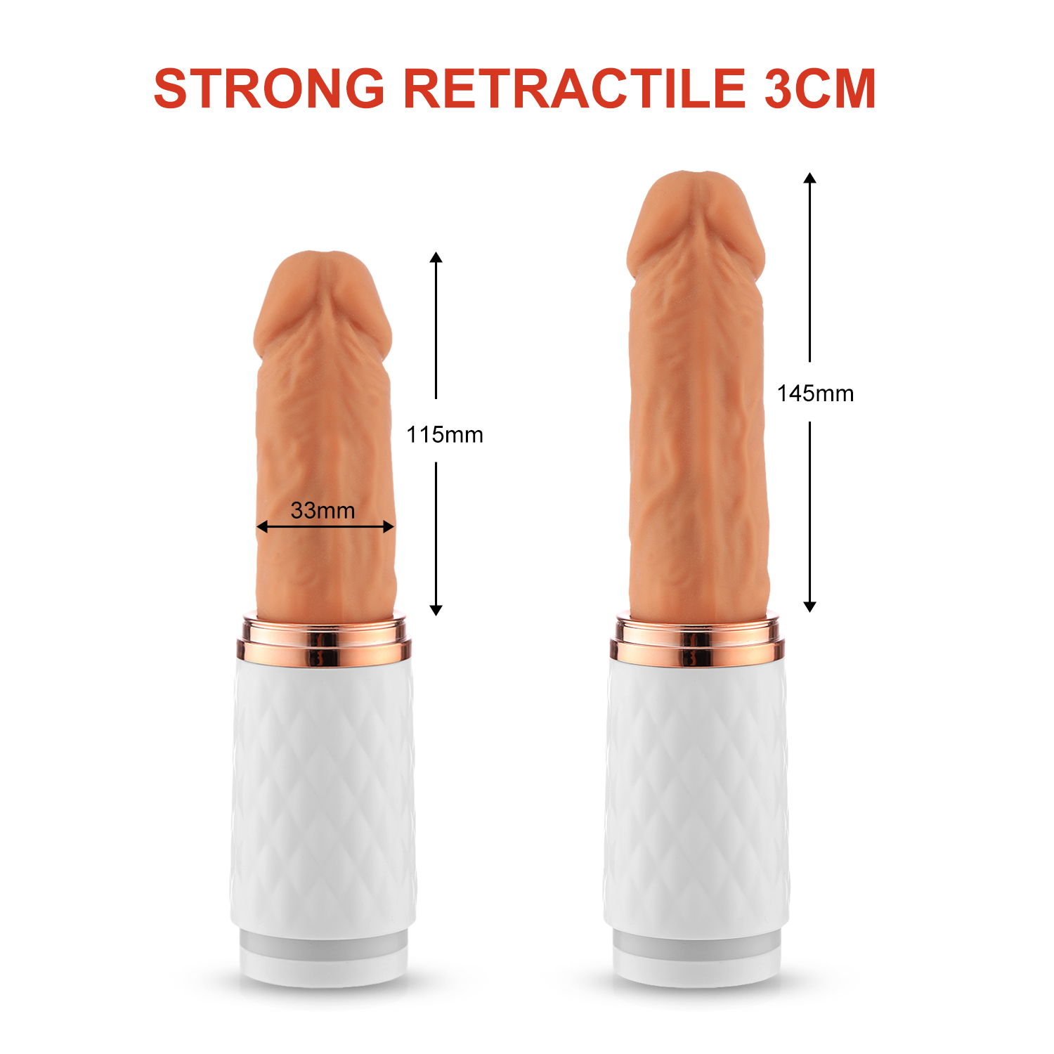 Sex Machine for Women Anal Prostate Dildo Vibrator Electric Fucking Love Sex Toys G spot Stimulator Automatic Thrusting Heating Wireless Remote Control Hands-Free with Strong Suction Cup for Adult Couples Gay Pleasure Play