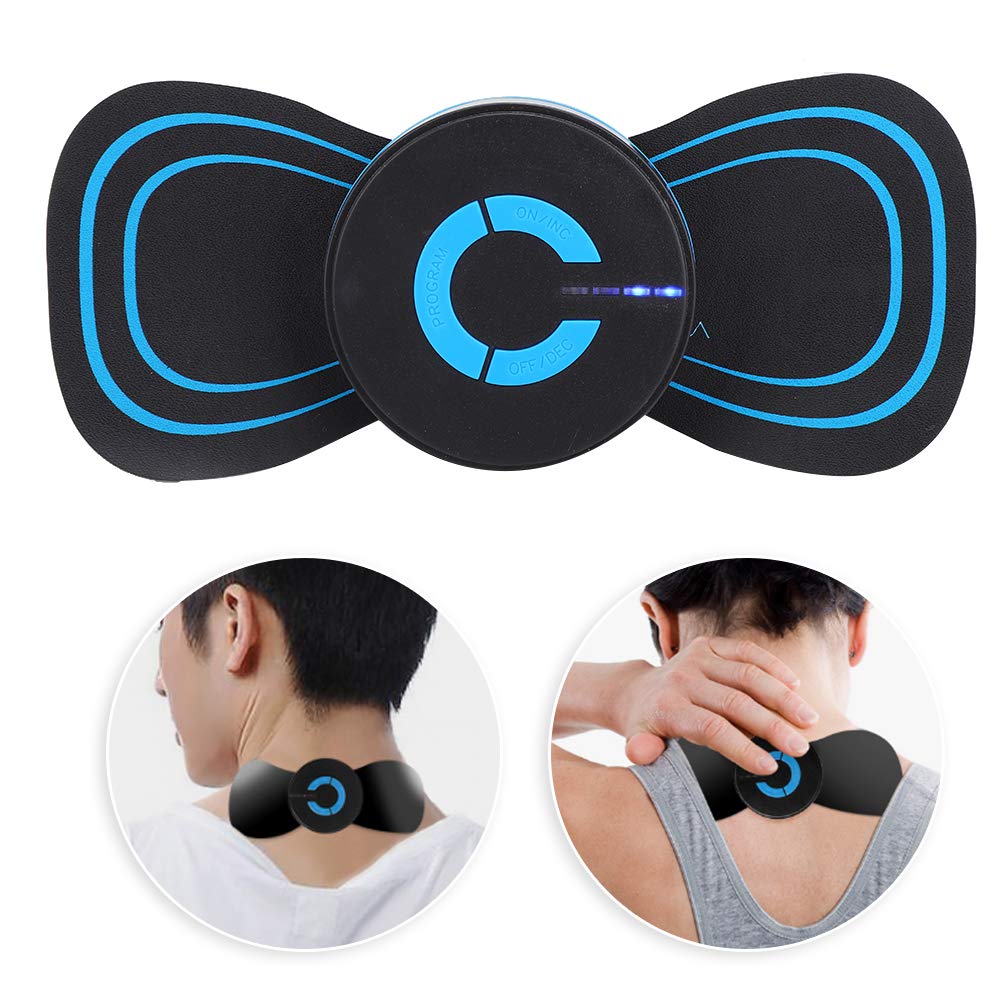 Portable EMS Massager Mini Neck Massager Electric Muscle Stimulator