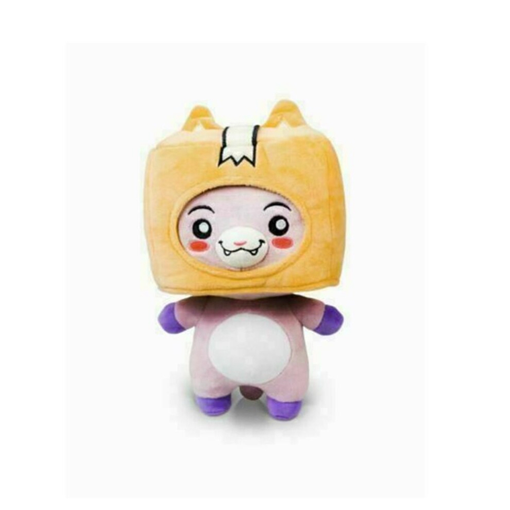 Childrens Soft Toys 3PCS Set Dolls Lankybox BOXY-FOXY-ROCKY Plush Toy Figure Doll Gift Kids Birthday Gift for Girl