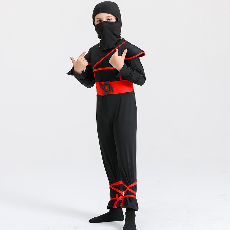 (110~120cm) Ninja Costumes Dragon Ninja Muscle Costume Ninja Fancy Dress Costume Halloween Gifts