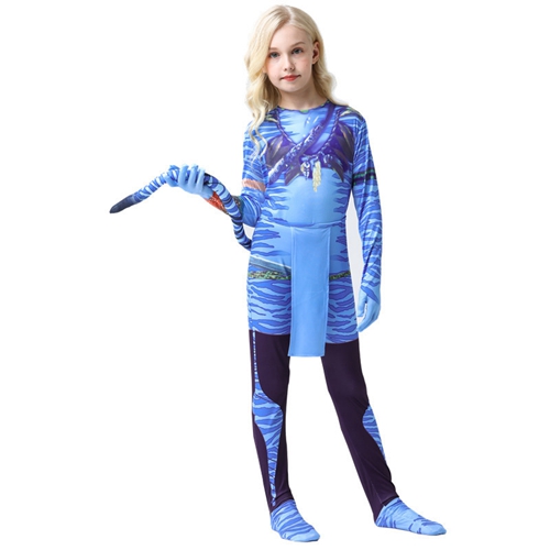 Avata 2 The Way of Water Costume Kids Cosplay Fancy Dress Halloween Carnival Costume Carnival Party