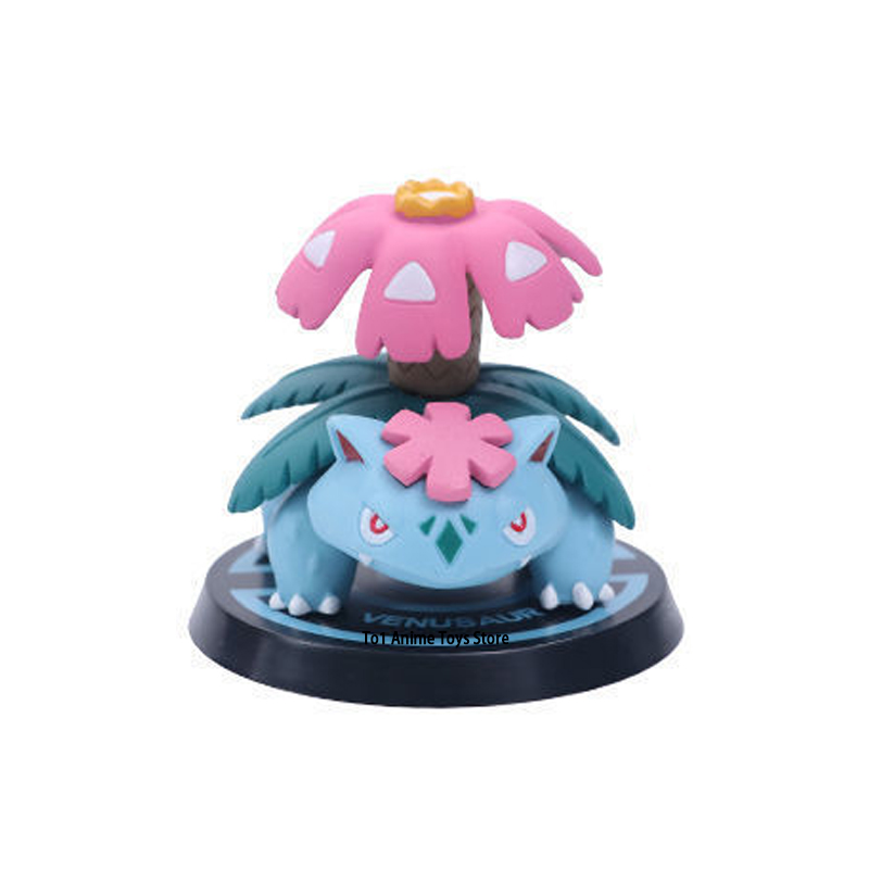 Pokémo Figure Toys Anime Pikachu Charizard Venusaur Blastoise PVC Action Figures Model Collection Toys Kids Birthday Gifts