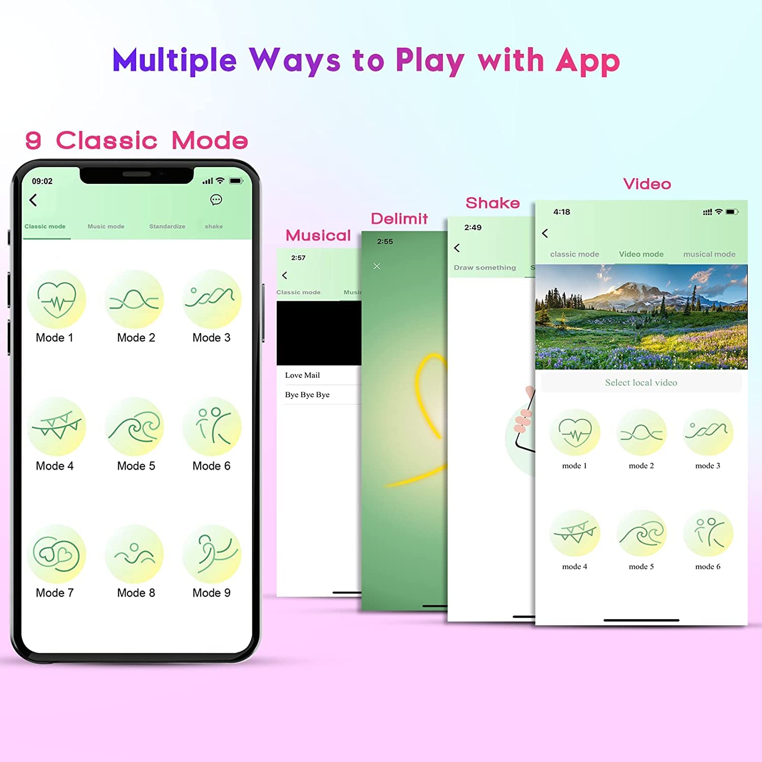 Wearable Vibrator Adult sex Toy for Women Clitoris Vaginal G-Spot Stimulator Magnetic Clip Vibrators with App