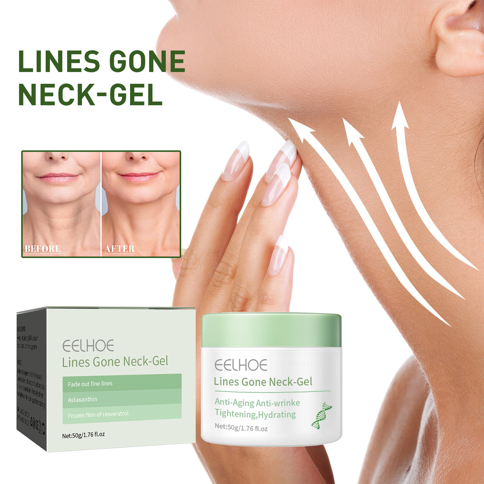Neck Cream Neck Skin Firming Tightening Cream Neck Line Lifting Essence Moisturizing Cream Repairs Dullness  Dark Neck Lines Gone Face Skin Care
