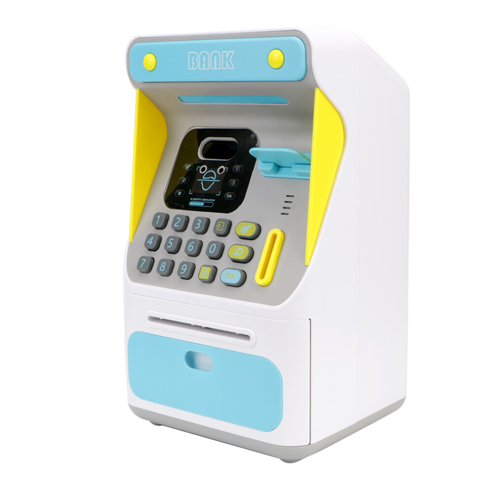 Gift For Kids Electronic Piggy Bank Auto Scroll Paper Banknote Money Boxes ATM Machine Cash Box Simulated Face Recognition