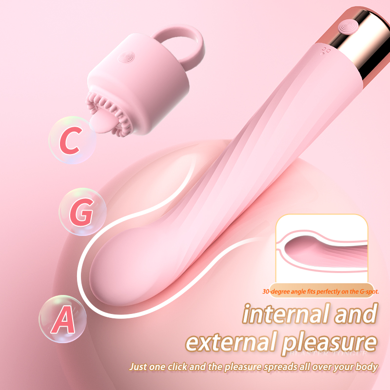(Pink) Sex Toys Womens Vibrator Dildo G Spot Clitoral Stimulator Special Gun Machine Masturbator Massage Stick Adult Toys