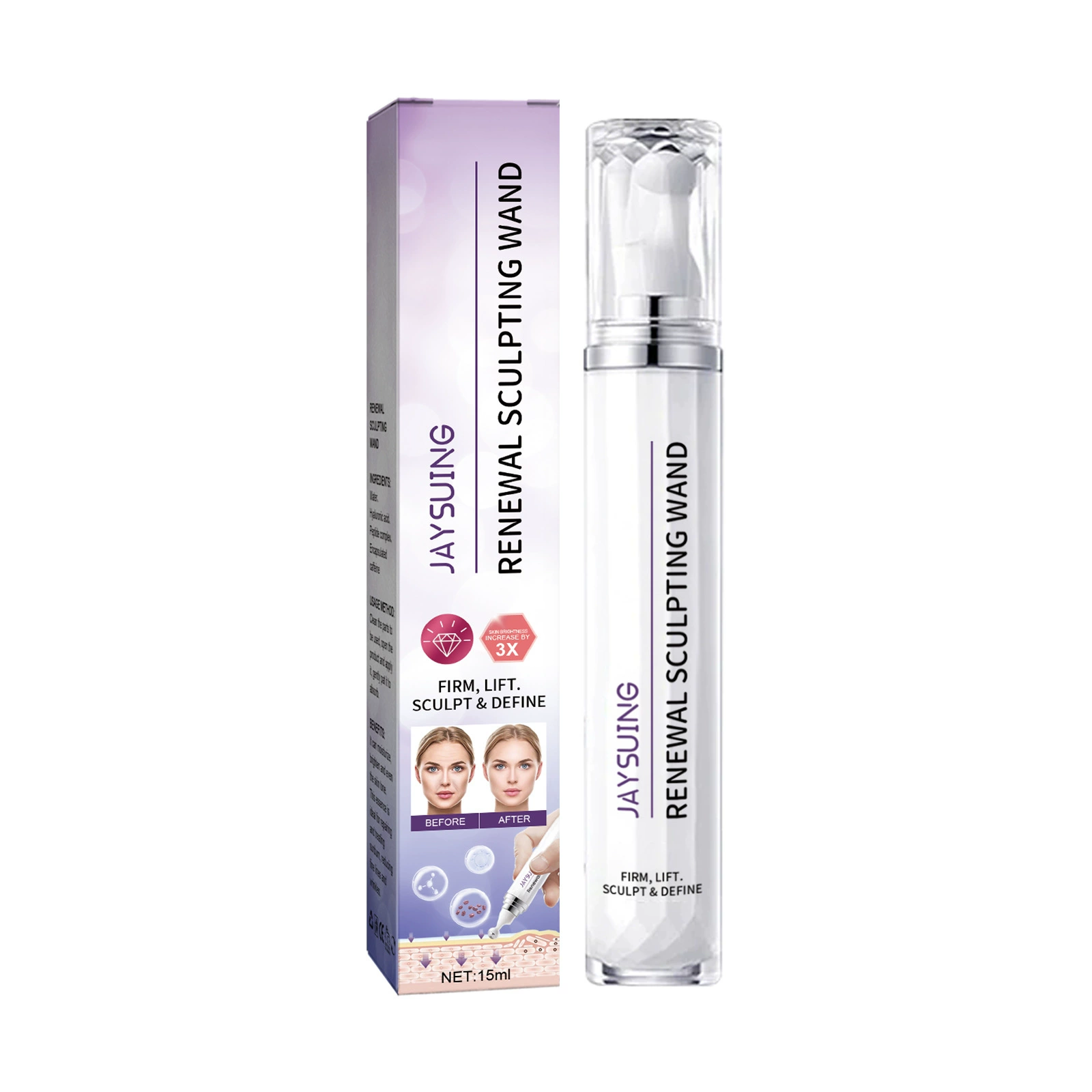 Roller Ball Firming Cream Repair Dryness Anti Acne Massage Roller Deep Moisturizes Anti Aging Cream