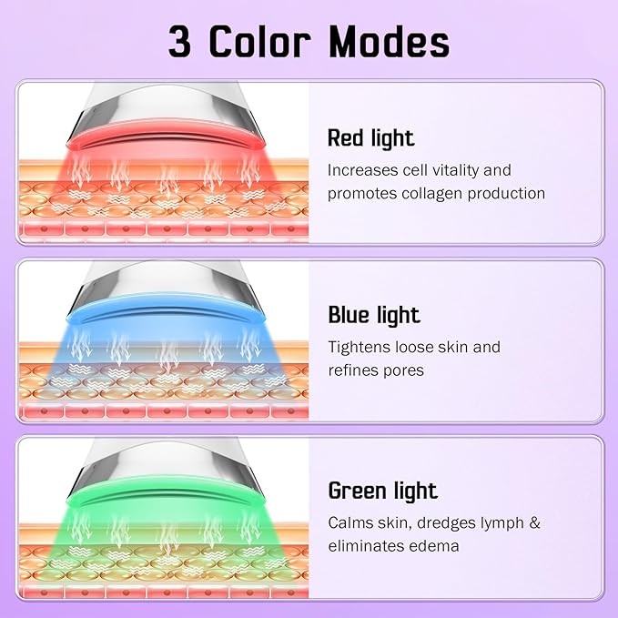 Face Massager Facial Lifting Device Electric Neck Care Lift Machine Women Heat EMS Microcurrent LED Face Toning Devices Anti Wrinkle Anti Aging Sculpting