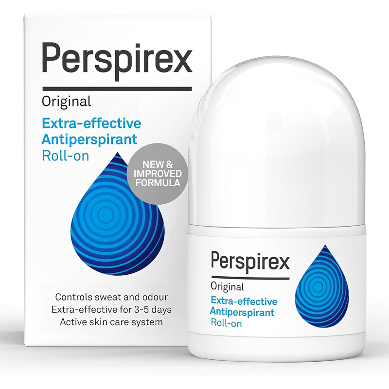PERSPIREX Extra Strength Antiperspirant Roll On ORIGINAL 20ml Fresh Scent 3 days Odour Protection