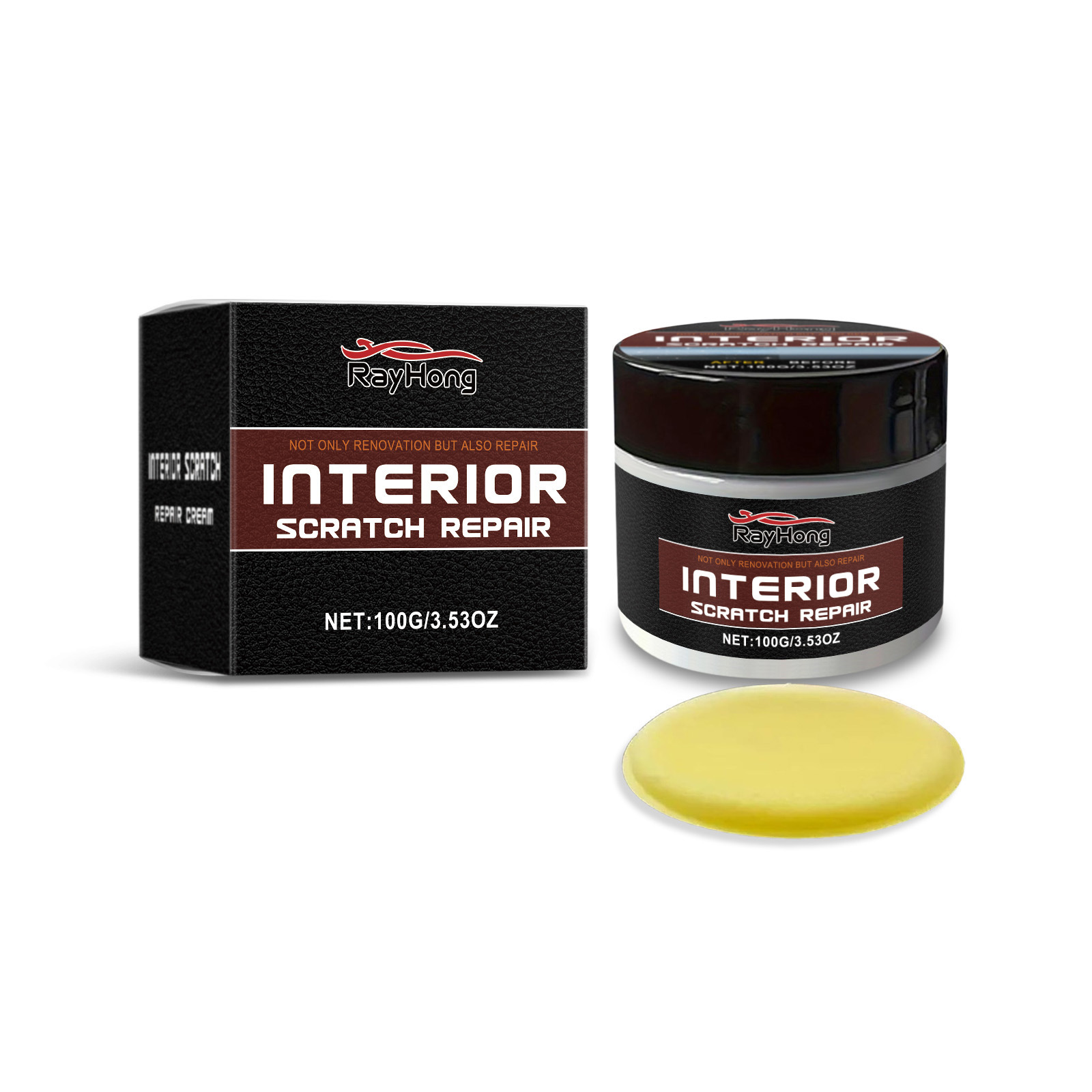Portable Scratch Care Wax For Car Polishing Scratch Removal And Protective Coating