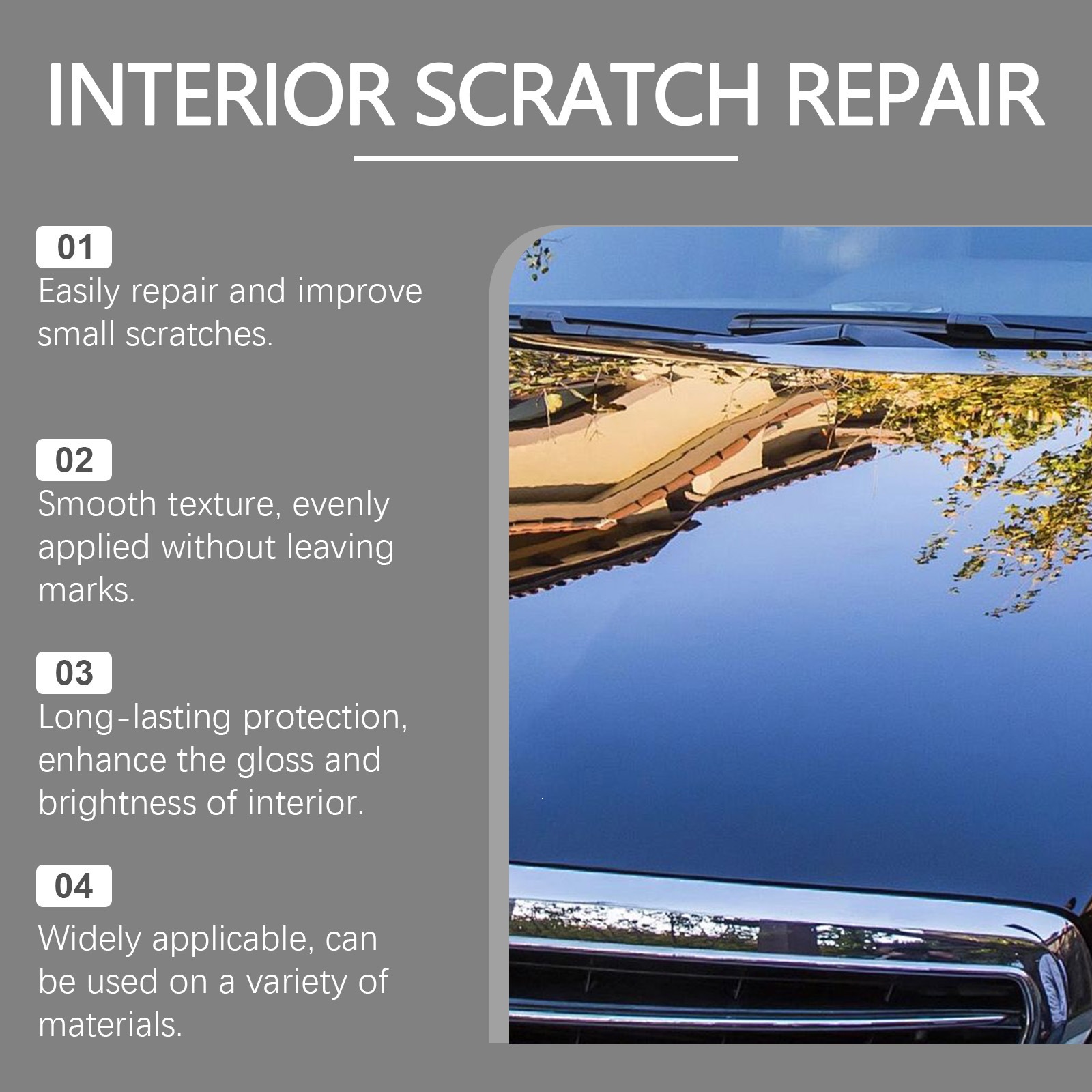Portable Scratch Care Wax For Car Polishing Scratch Removal And Protective Coating