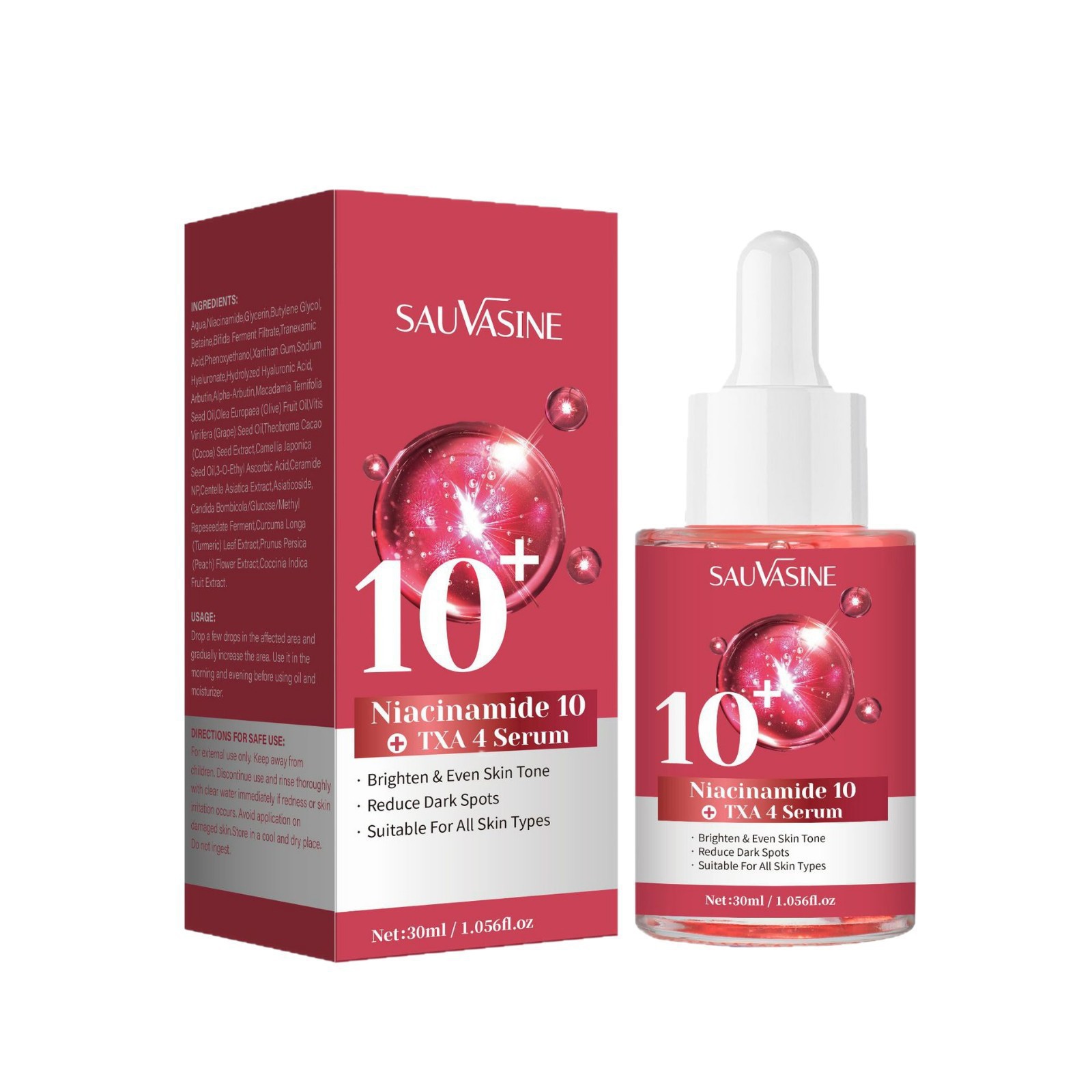 Niacinamide 10 Percent TXA 4 Serum For Hydrating Moisturizing And Fine Line Reduction Daily Facial Skin Care