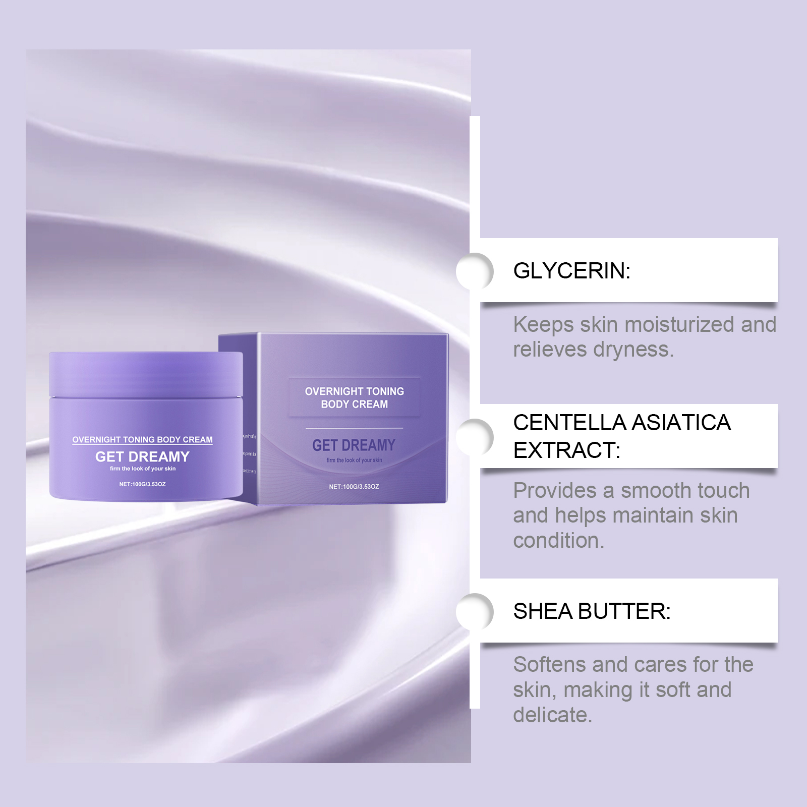 Body Care Cream Firming Moisturizing Skin Shaping Body Lines Hydrating Elastic Daily Massage Treatment Lotion