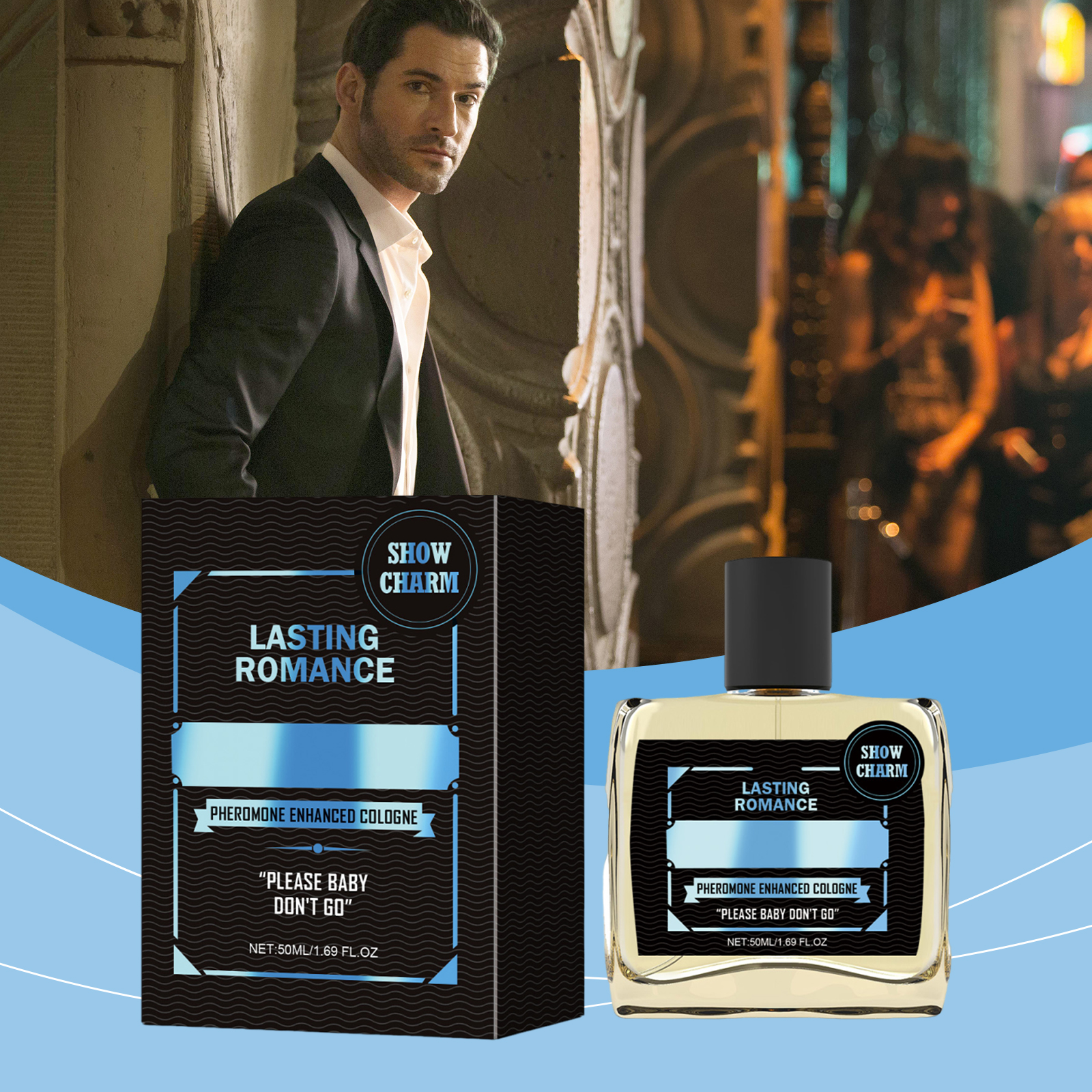 Male Pheromone Cologne Perfume Long Lasting Fresh Mild Natural Attractive Scent For Men Daily Personal Use