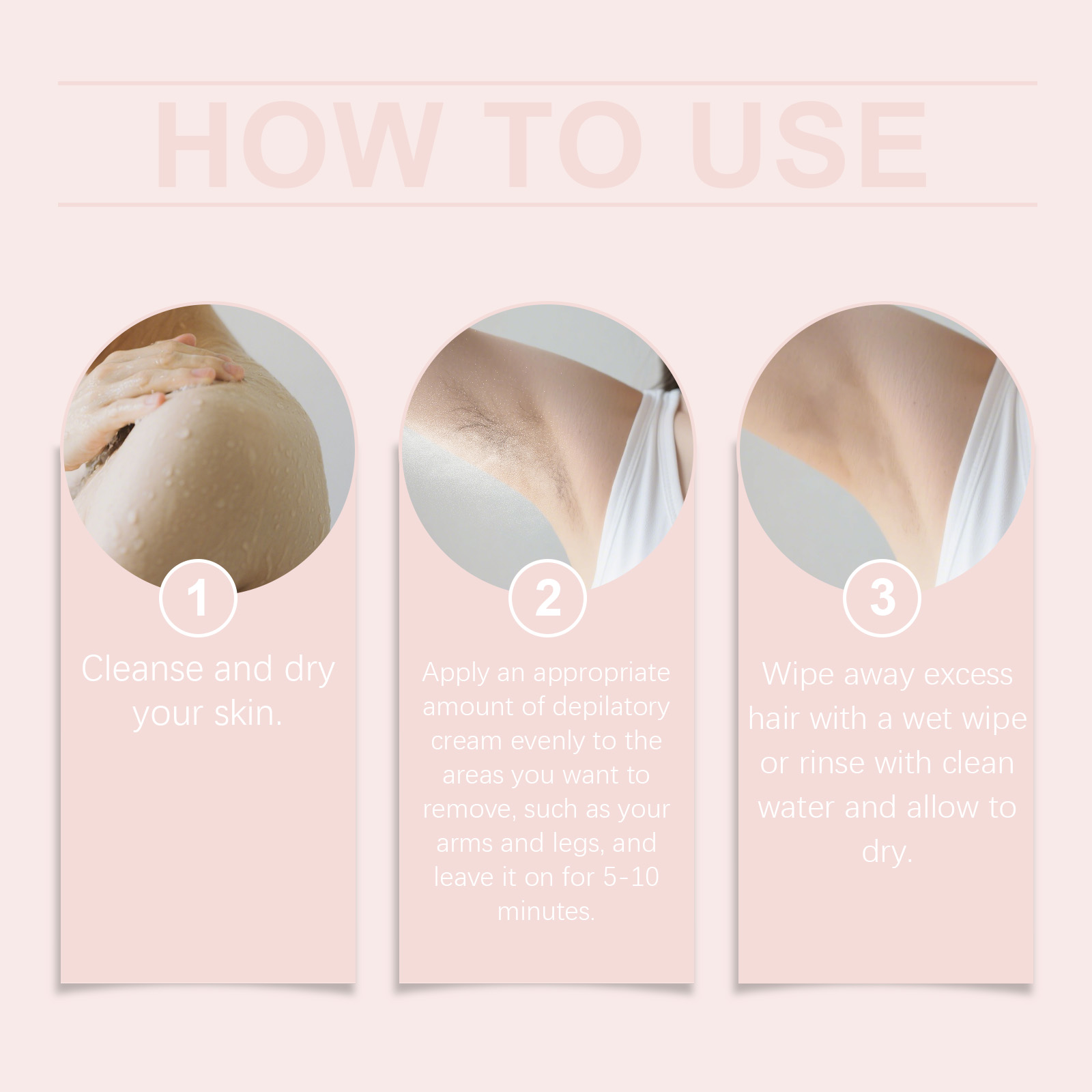 Body Depilatory Cream Mild Cleansing Smooth Delicate Non Irritating Hydrating Comfortable Refreshing Whole Body Skin