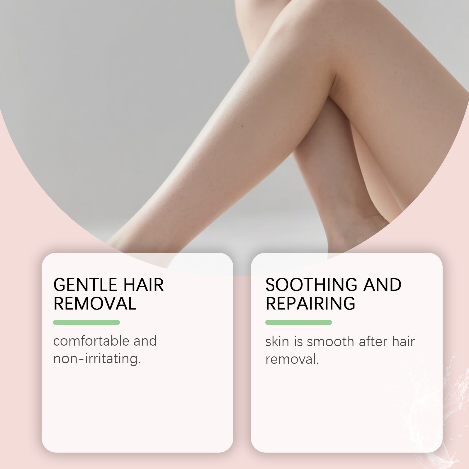Body Depilatory Cream Mild Cleansing Smooth Delicate Non Irritating Hydrating Comfortable Refreshing Whole Body Skin