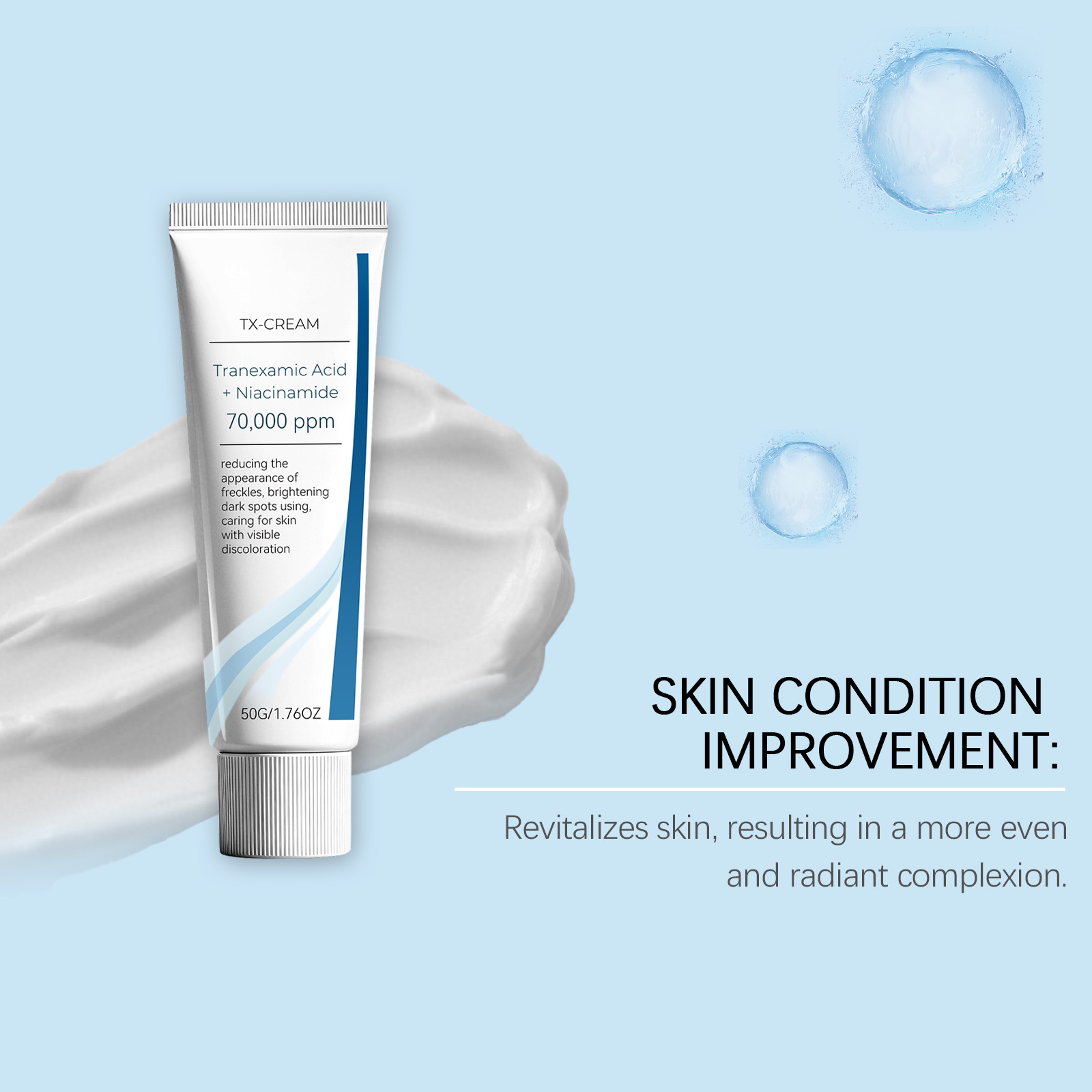 Brightening Skin Renew Cream Moisturizes Hydrates Softens Evens Complexion Makeup Base Pre Makeup Skincare Lotion