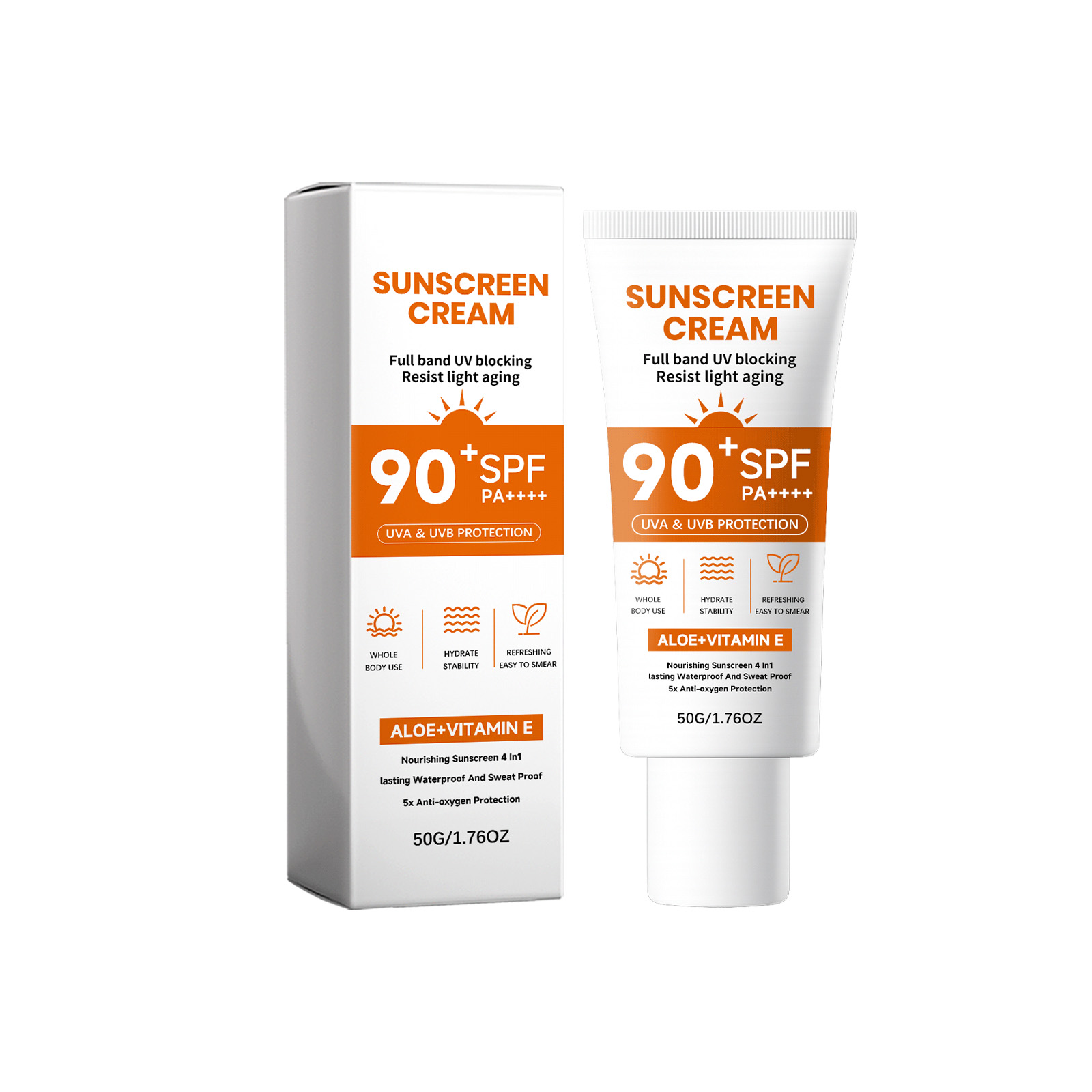 Hydrating Protective Cream Light Soft Texture Fresh Non Greasy Smooth Skin For Summer Outdoor Body Care