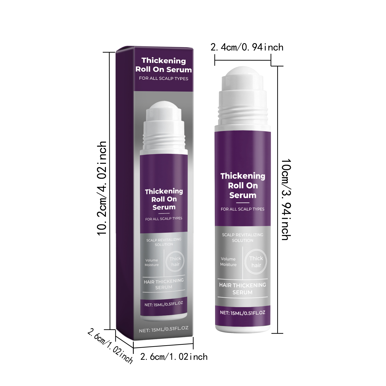 Hair Nourishing Roller Essence Mild Ingredients Care Nourish Scalp Soft Shiny Hair Protect Hair