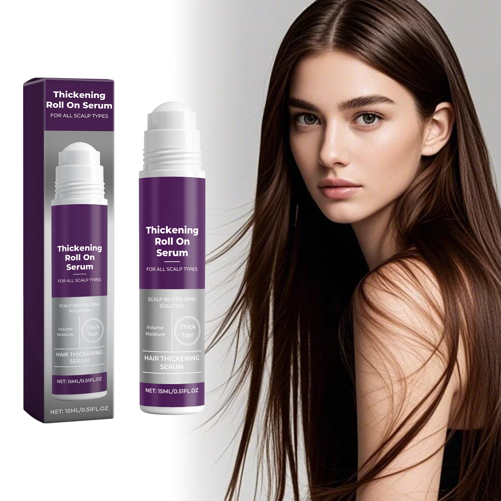 Hair Nourishing Roller Essence Mild Ingredients Care Nourish Scalp Soft Shiny Hair Protect Hair