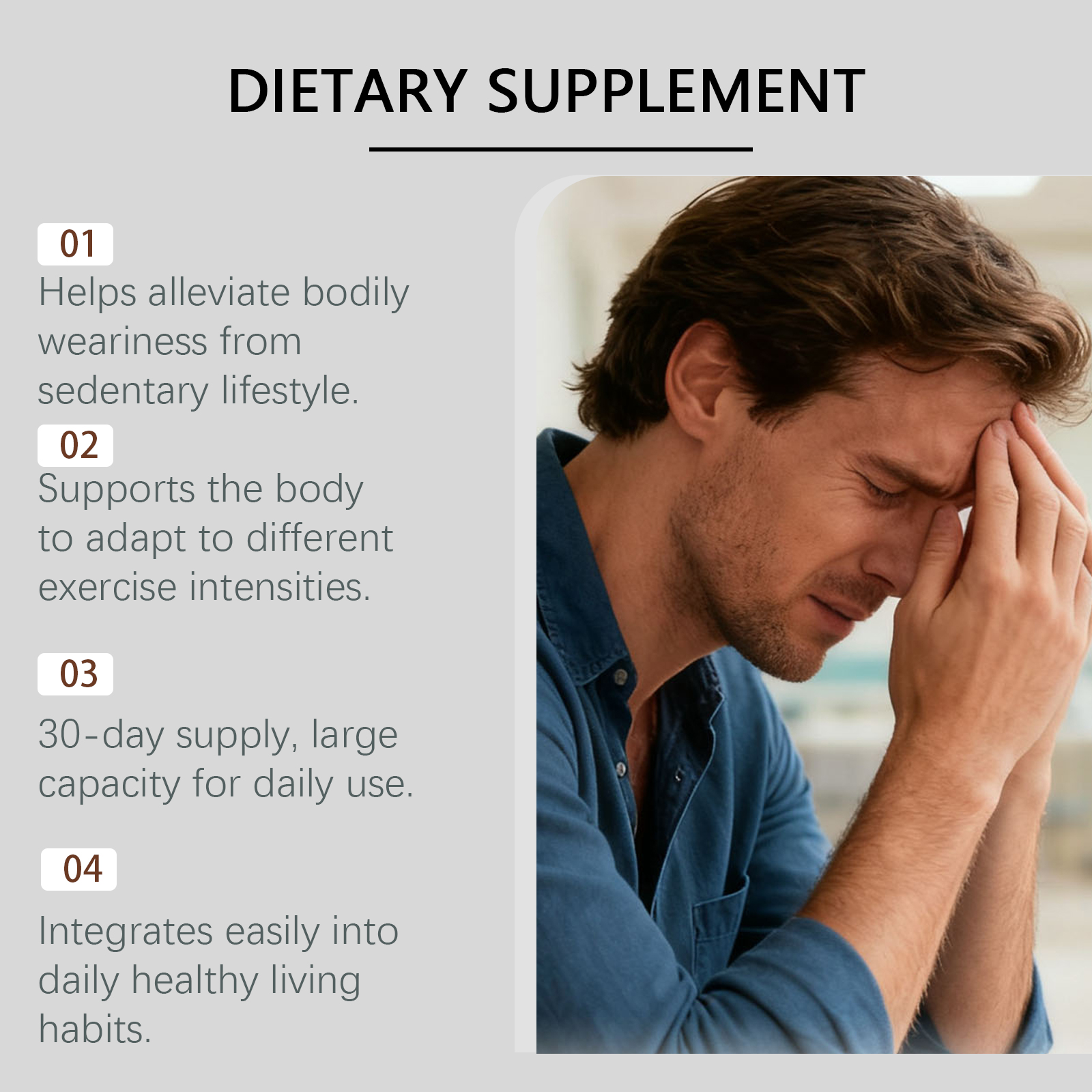 Beetroot Energy Nutrition Capsules Oral Lessen Daily Exercise Fatigue Sustain Physical Strength Stamina Nutritional Supplement