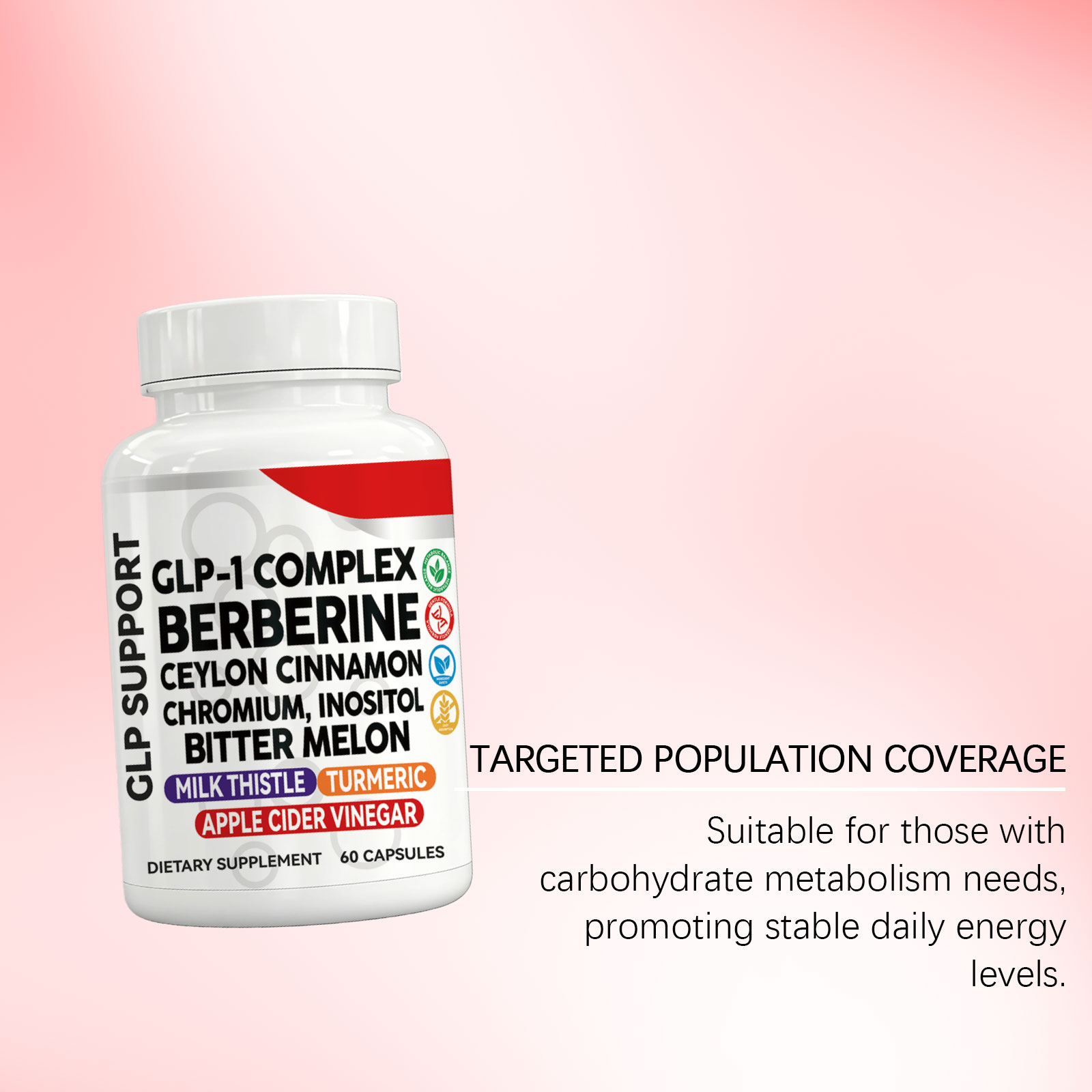 Carbohydrate Support Capsules Daily Mild Formula Care Body Comfort Boost Vitality Wellness Supplement For Ordinary Physical Maintenance