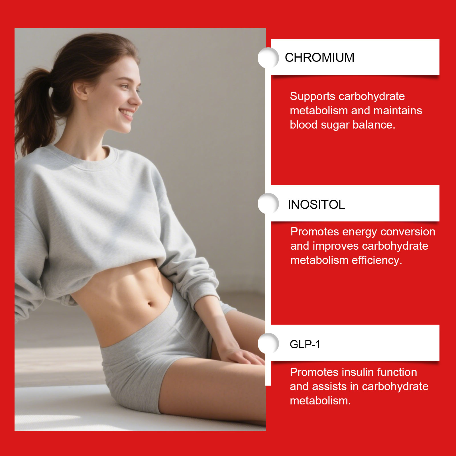 Carbohydrate Support Capsules Daily Mild Formula Care Body Comfort Boost Vitality Wellness Supplement For Ordinary Physical Maintenance