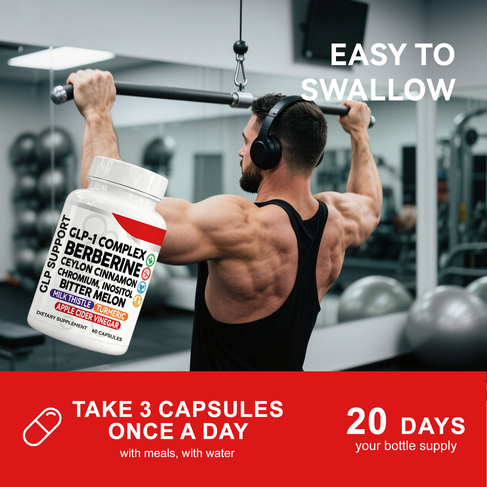 Carbohydrate Support Capsules Daily Mild Formula Care Body Comfort Boost Vitality Wellness Supplement For Ordinary Physical Maintenance