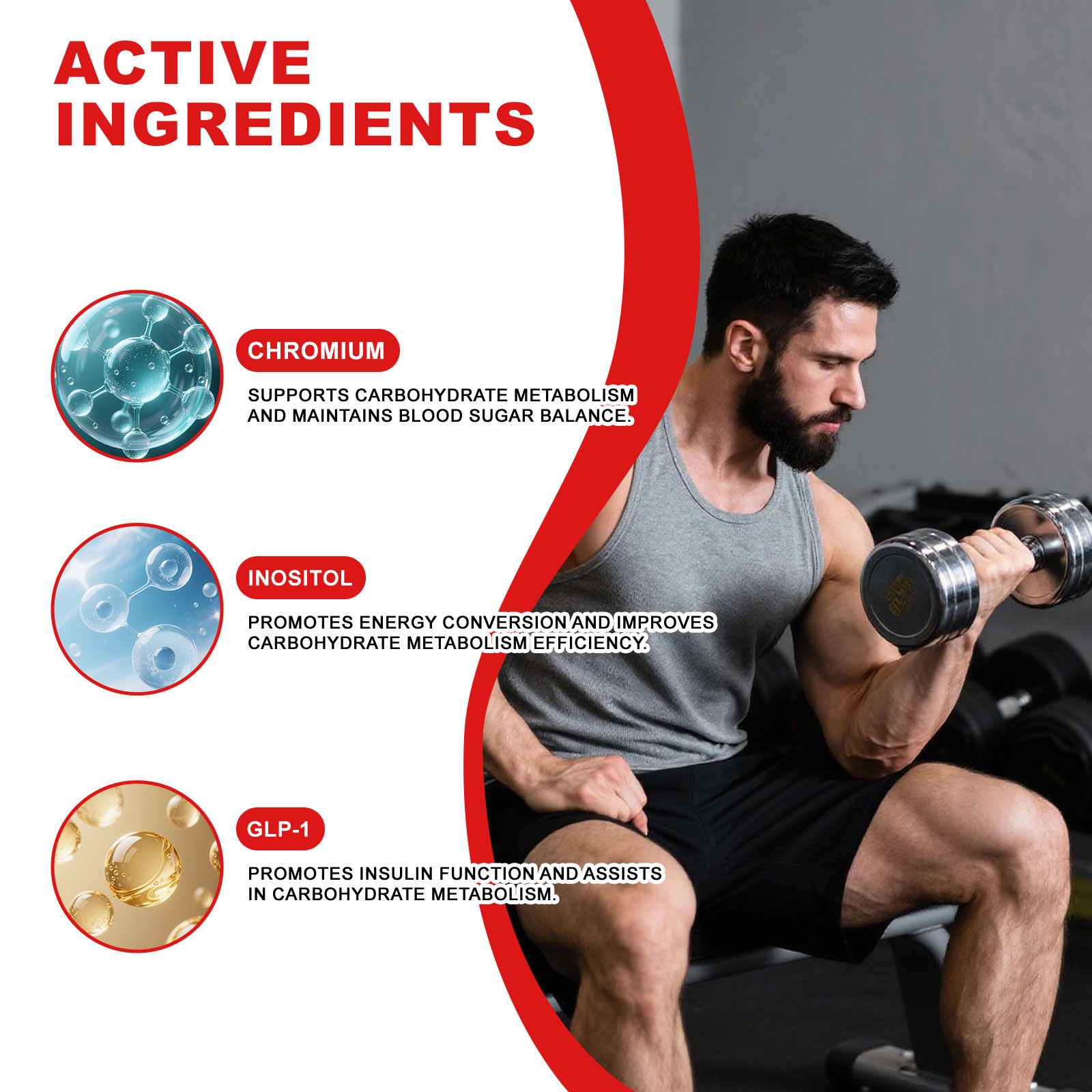 Carbohydrate Support Capsules Daily Mild Formula Care Body Comfort Boost Vitality Wellness Supplement For Ordinary Physical Maintenance
