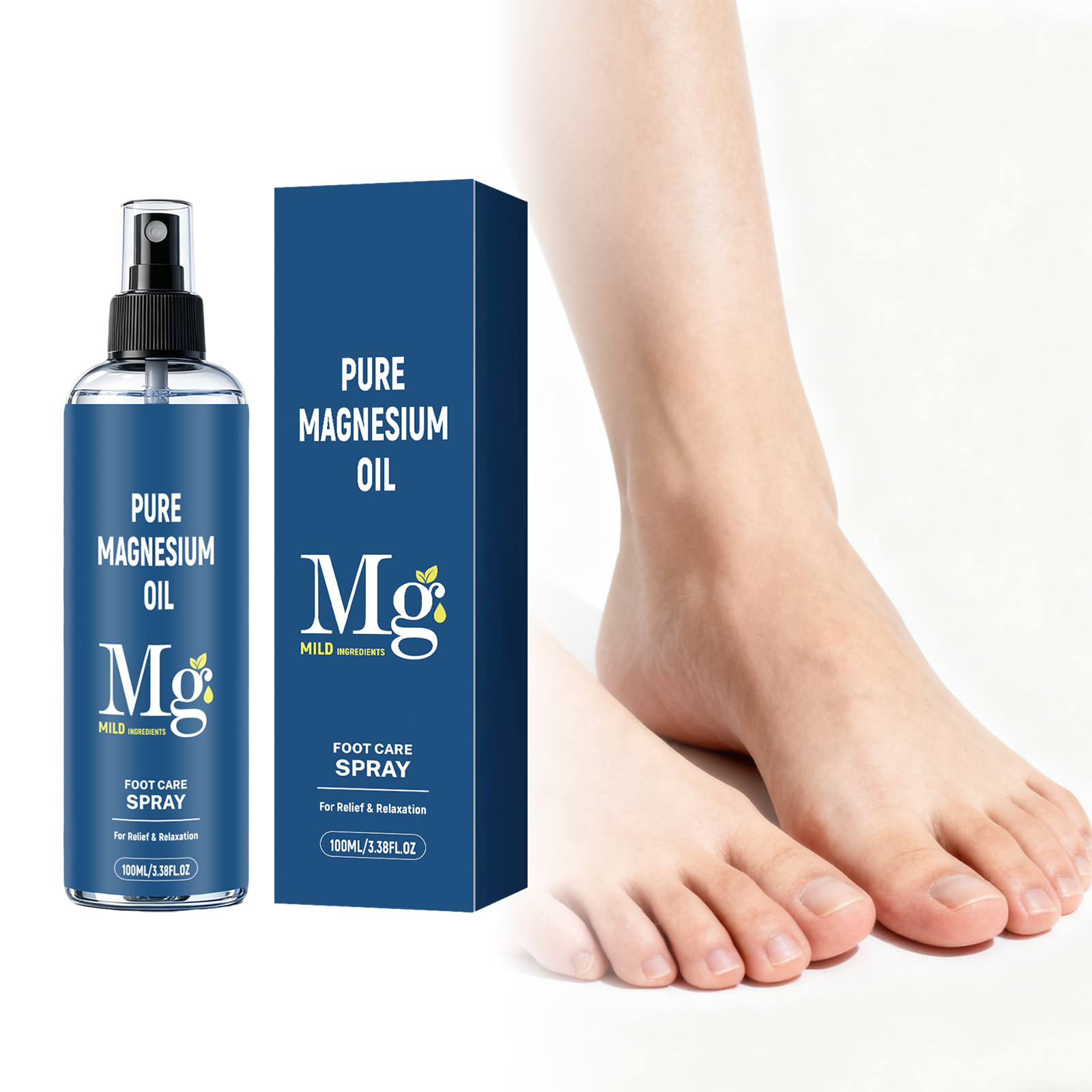Foot Care Spray Fresh Moist Easy Absorb Dry Convenient Sole Instep Skin Daily Comfort Treatment