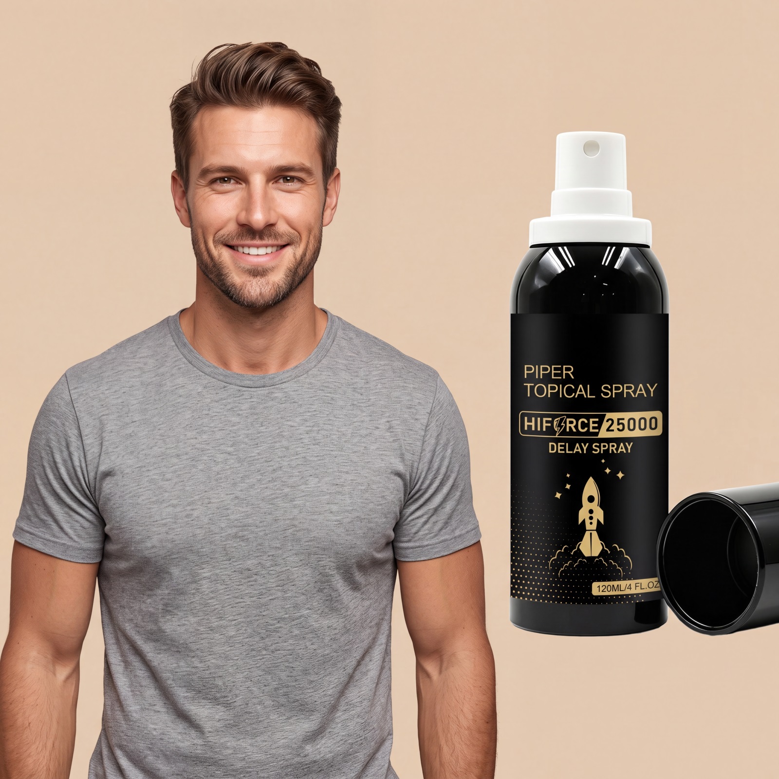 Men Care Spray Moist Gentle Quick Absorb Convenient Hydrate Daily Body Skin Care
