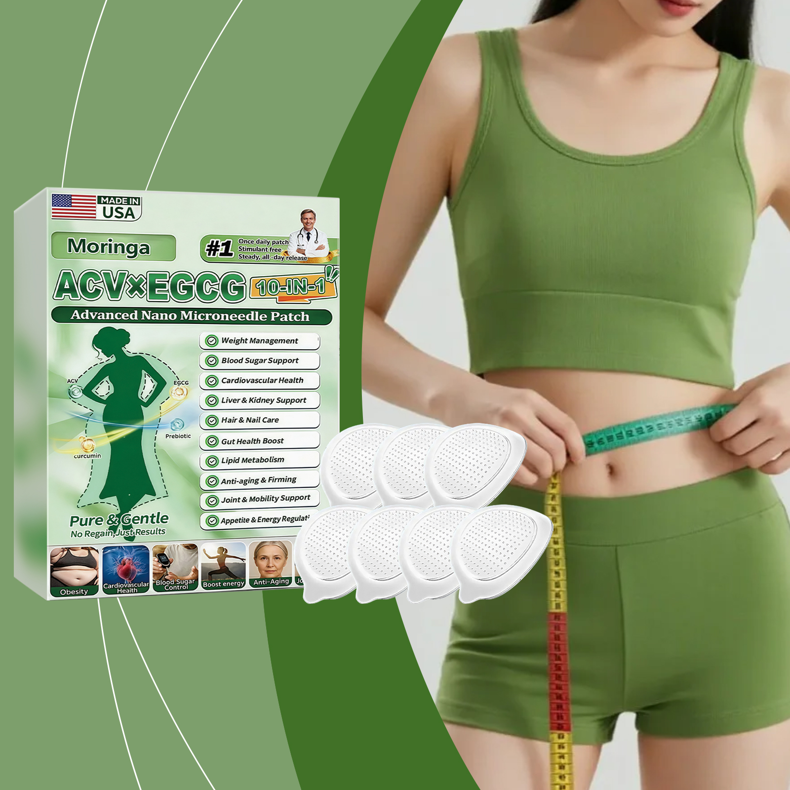 Body Care Patch Mild Sticking Cozy Daily External Partial Skin Body Contour Care Sticker