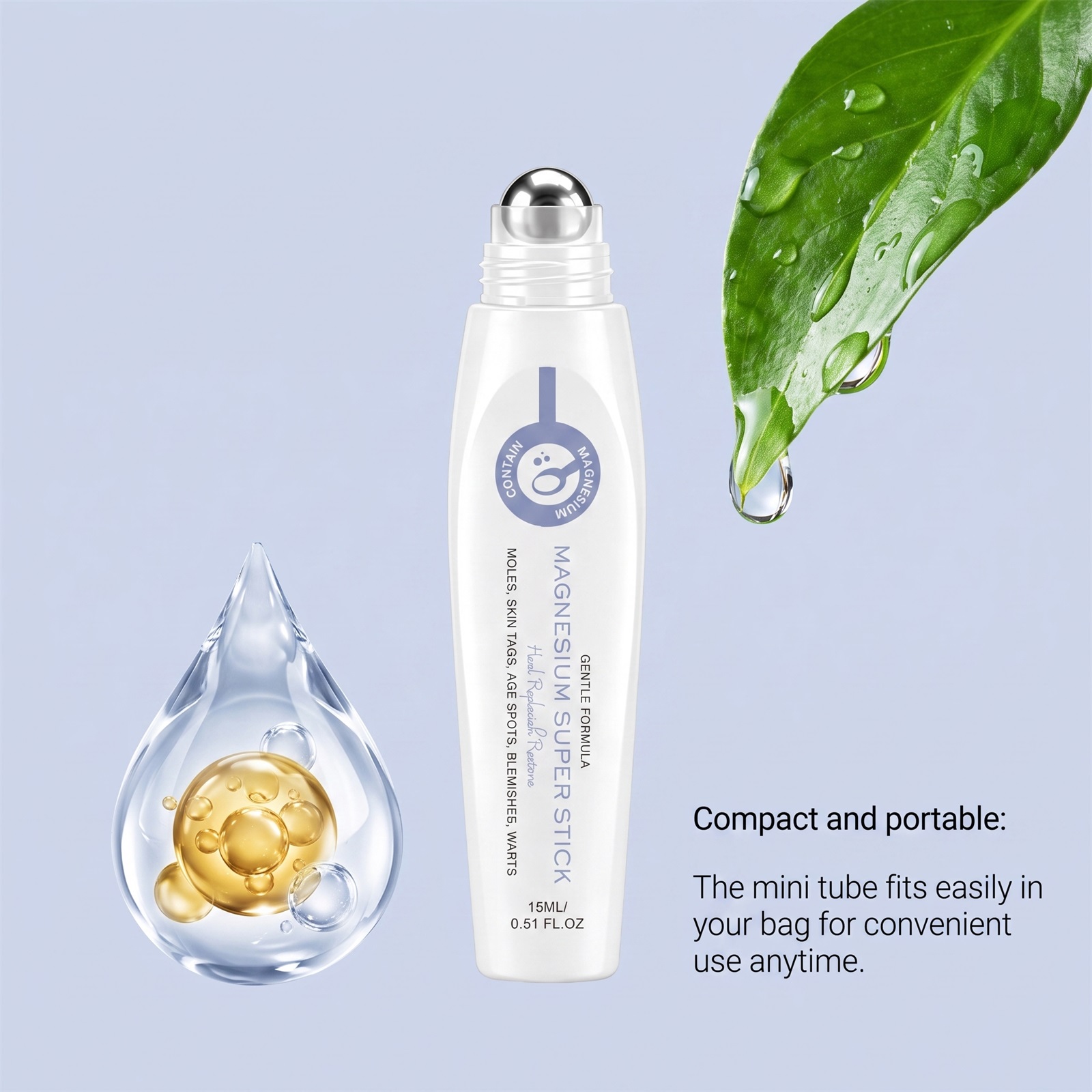 Skin Magnesium Oil Care Pen Mild Formula Nourish Body Skin Smooth Rejuvenate Moisturize Care Skin