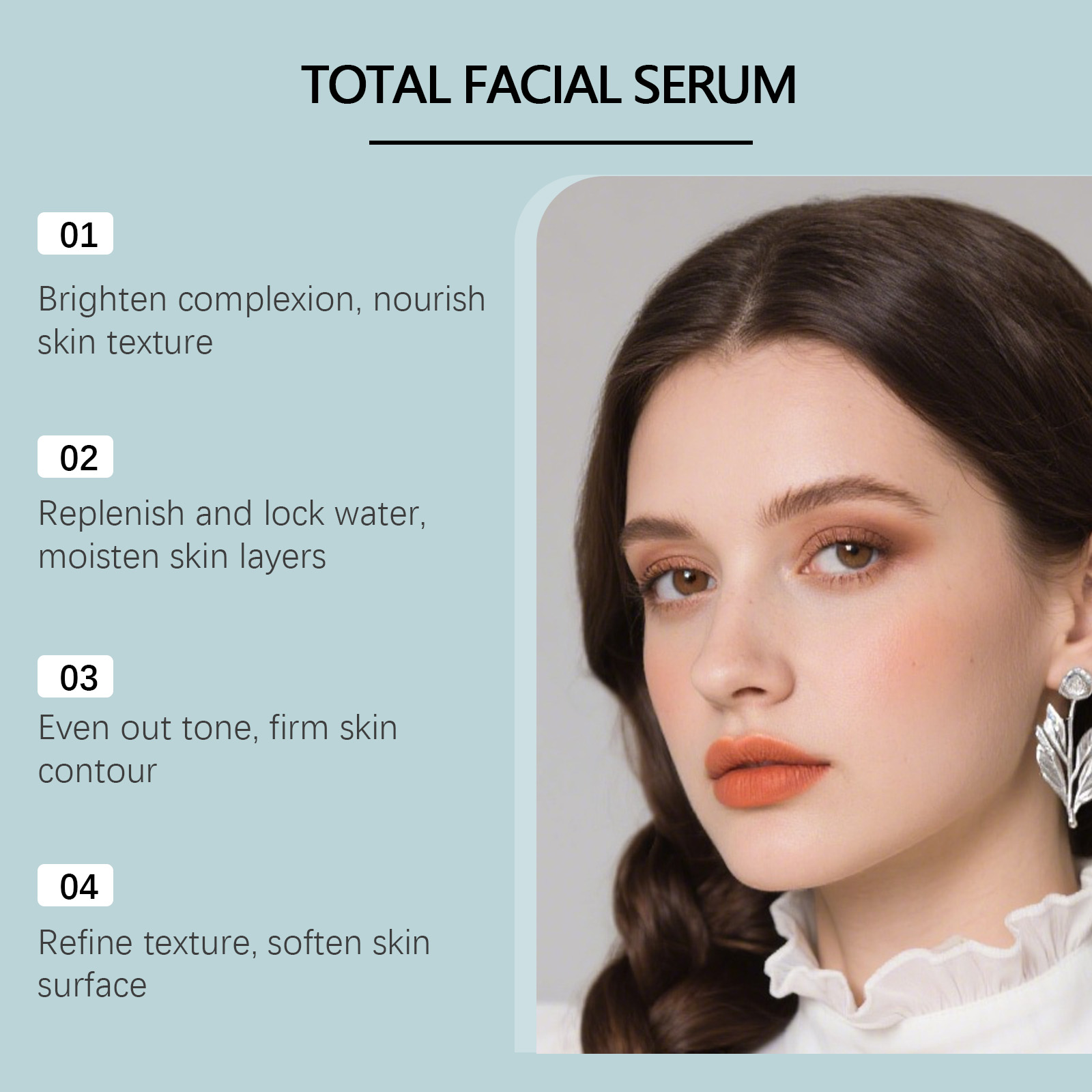 Facial Essence Tender Skin Moisturizing Glossy Daily Hydrating Mild Refreshing Skincare Facial Care