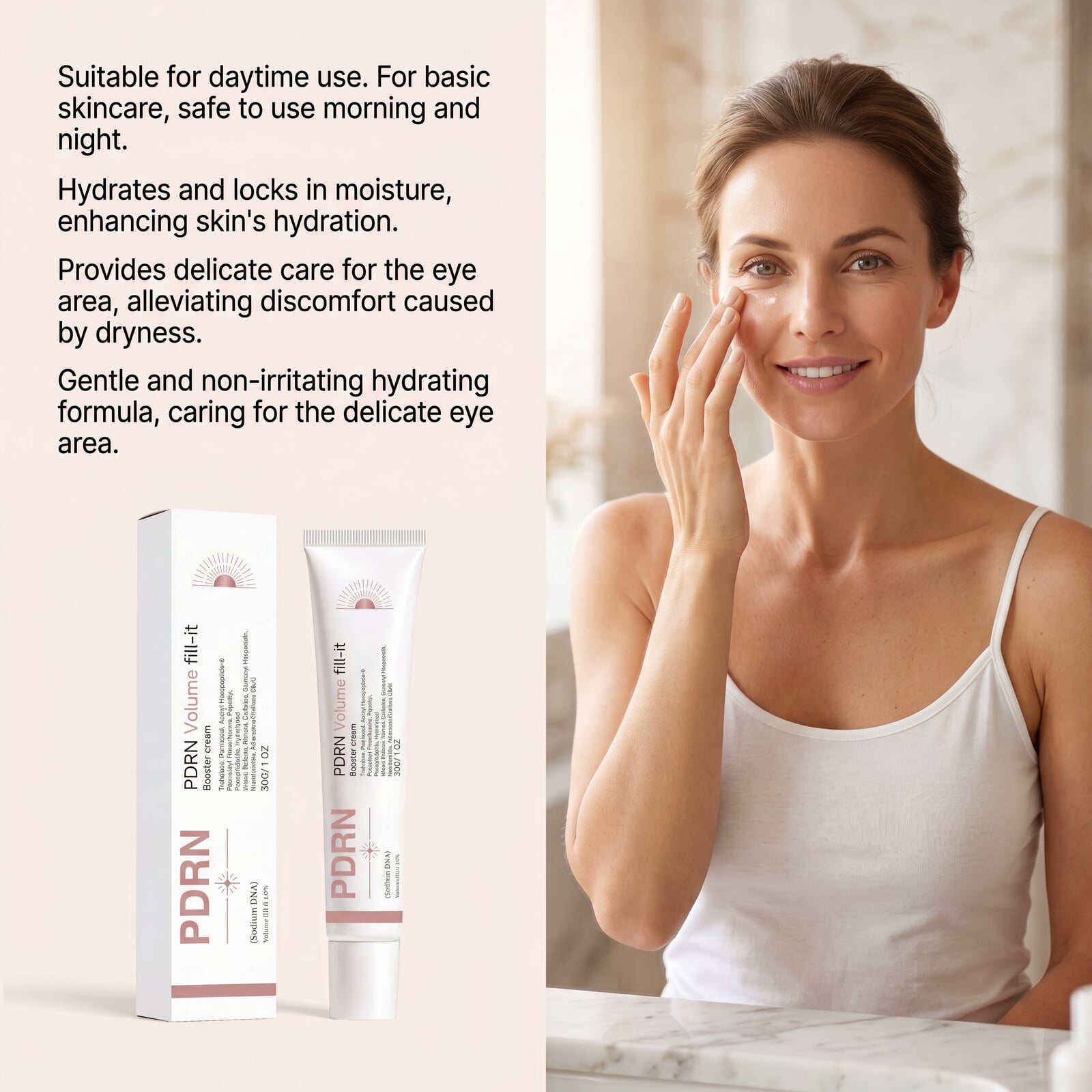 Rich Nourishing Eye Cream Soft Smooth Light Moisturizing Skin Delicate Hydrating Daily Eye Care
