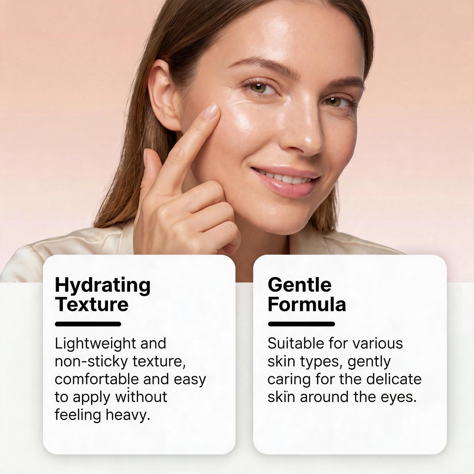 Rich Nourishing Eye Cream Soft Smooth Light Moisturizing Skin Delicate Hydrating Daily Eye Care