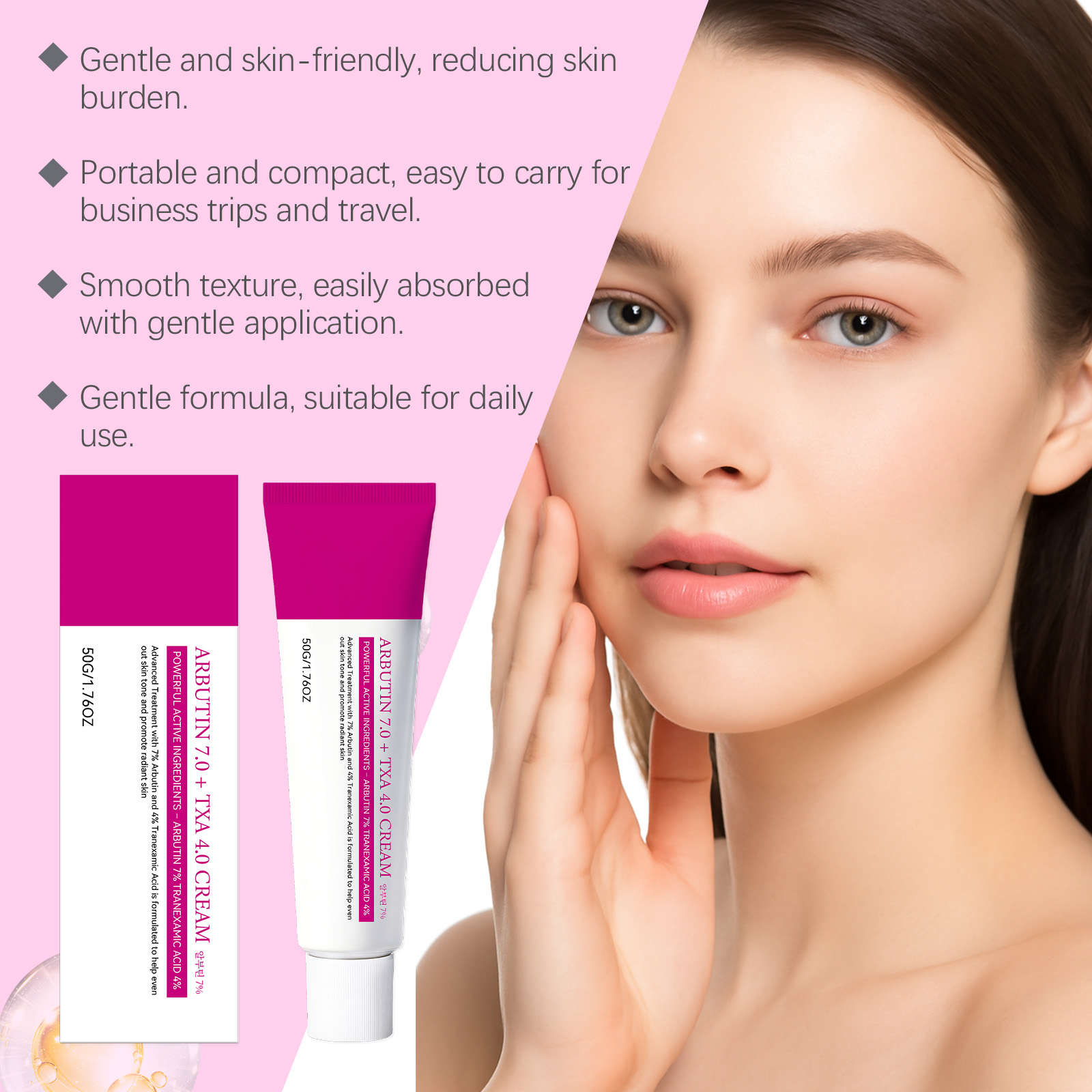 Moisturizing Cream Light Texture Easy Absorption Gentle Formula Makes Skin Soft Hydrated Suitable For Daily Skincare