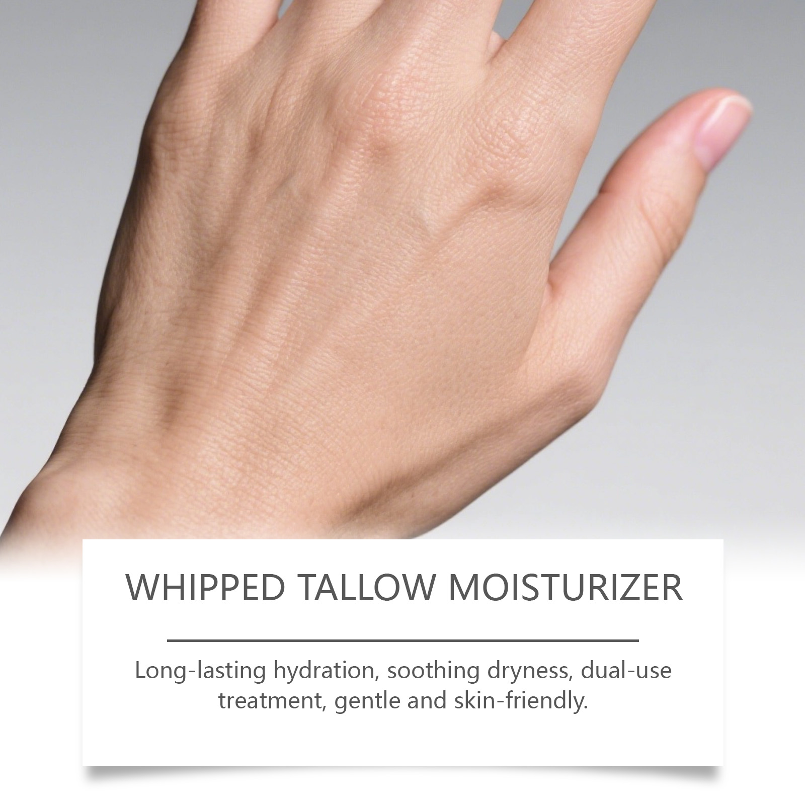 Tallow Moisturizing Cream For Body Skin Smooth Delicate Elastic Hydrating Soft Nourishing Care Lotion