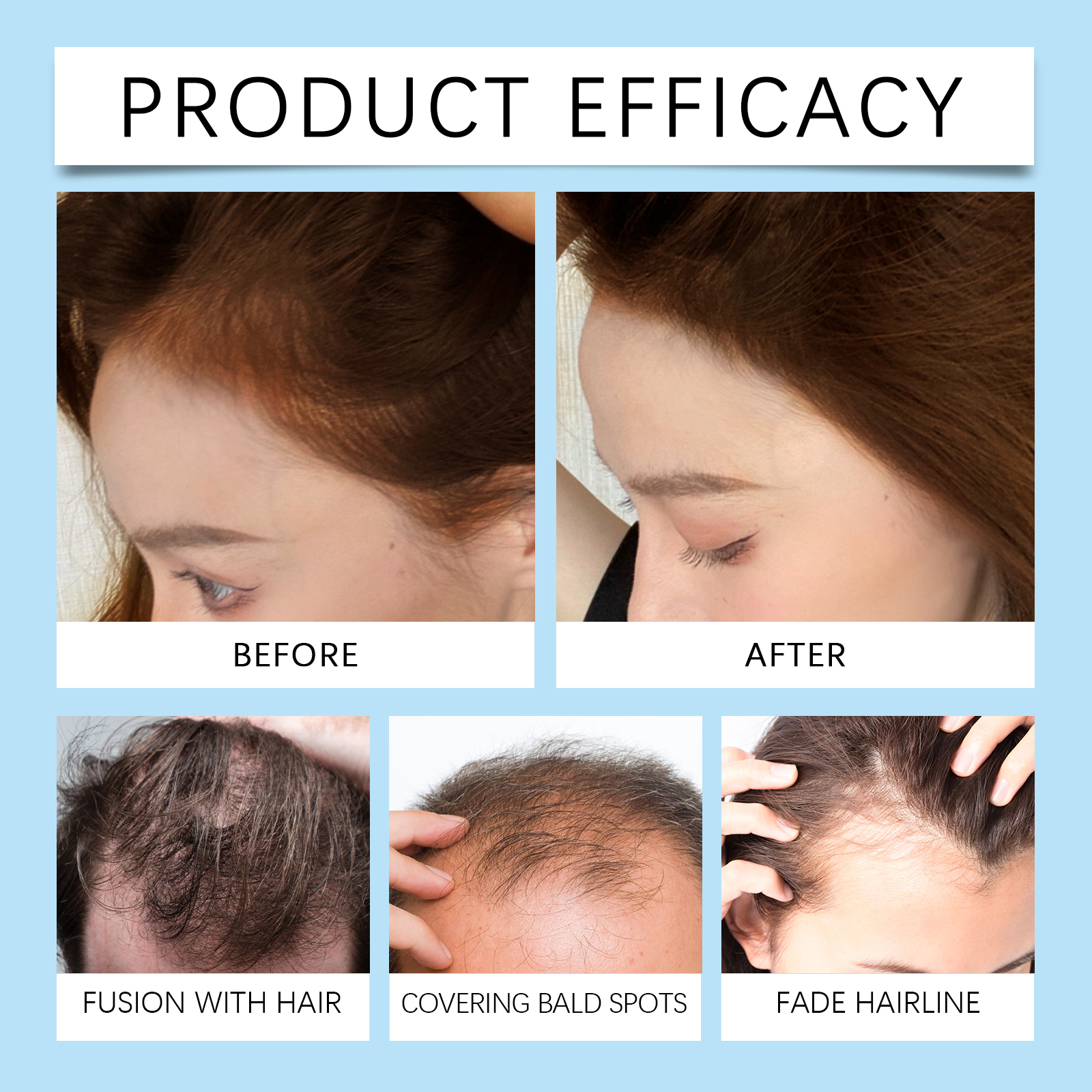 Disposable Hair Touch Up Spray Dark Brown Long Lasting Coverage Easy To Clean Portable Daily Gentle Natural Hairdressing