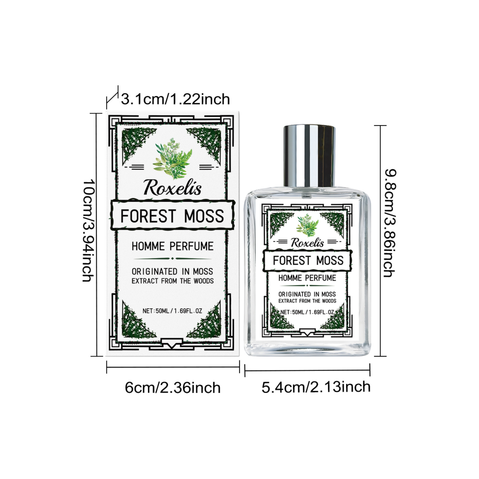 Men Perfume Fresh Forest Cologne Woody Fragrance Mild Gentle Long Lasting Charming Male Daily Scent