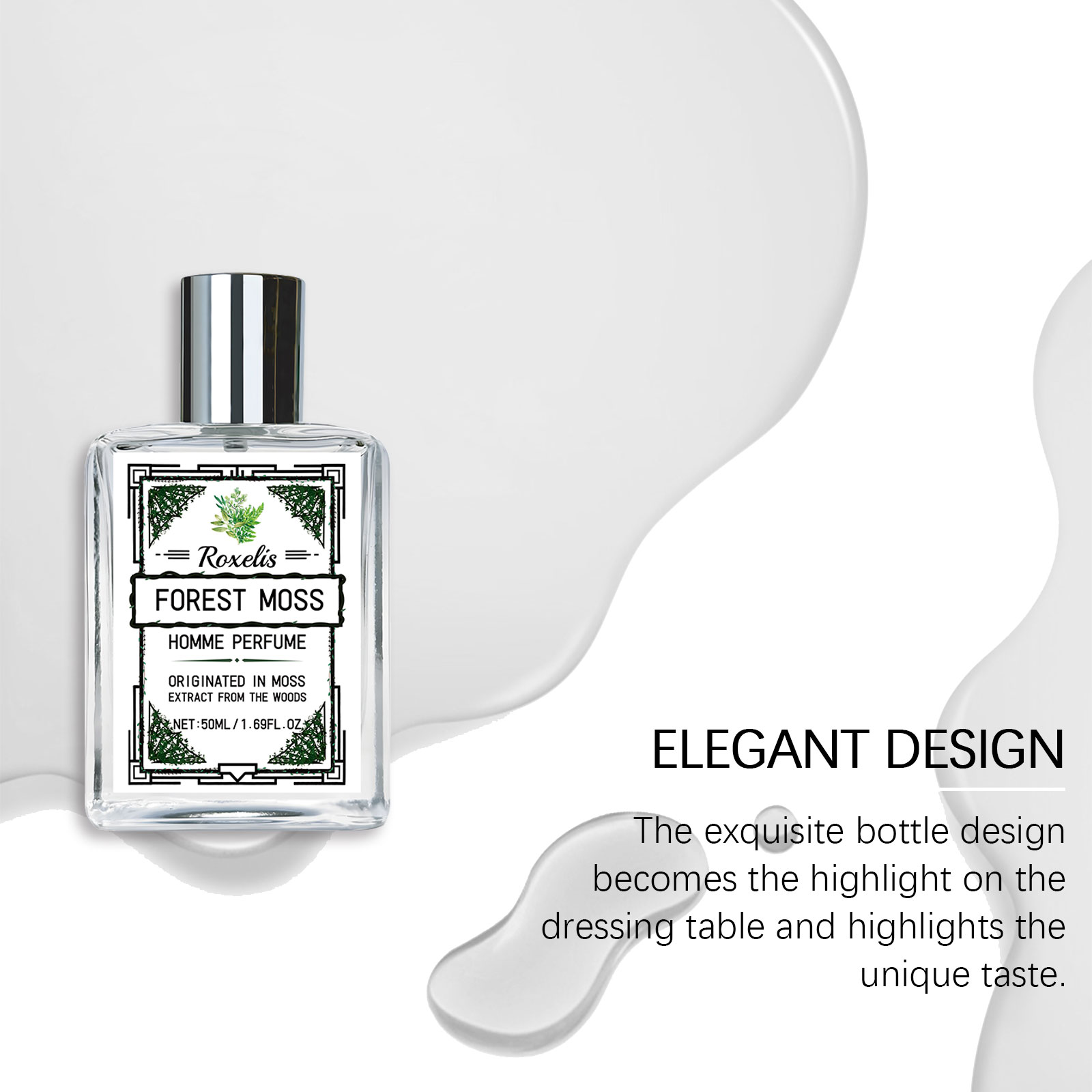 Men Perfume Fresh Forest Cologne Woody Fragrance Mild Gentle Long Lasting Charming Male Daily Scent