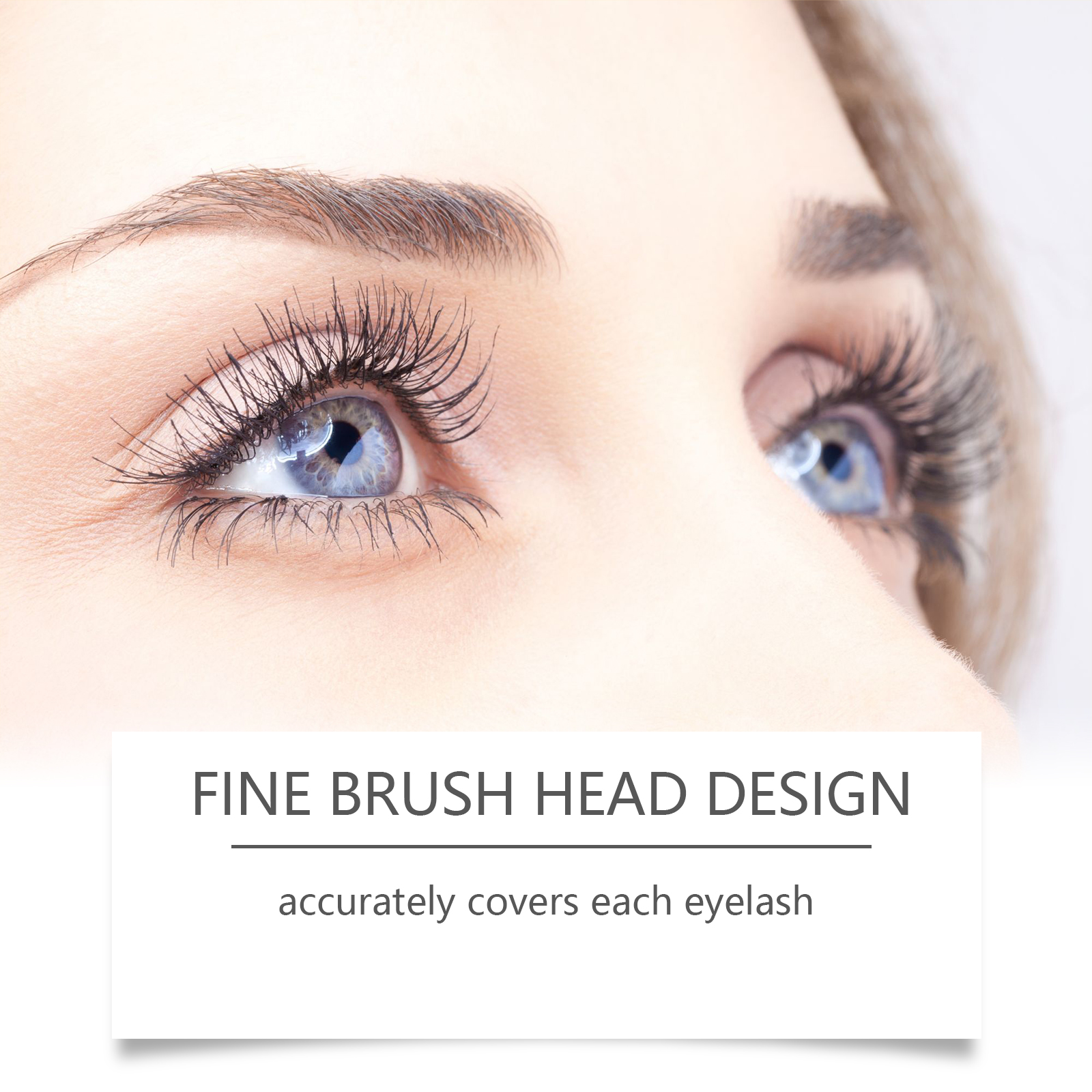 Thick Lengthening Mascara For Eye Area Natural Non Smudge Dense Non Clumping Sweat Proof